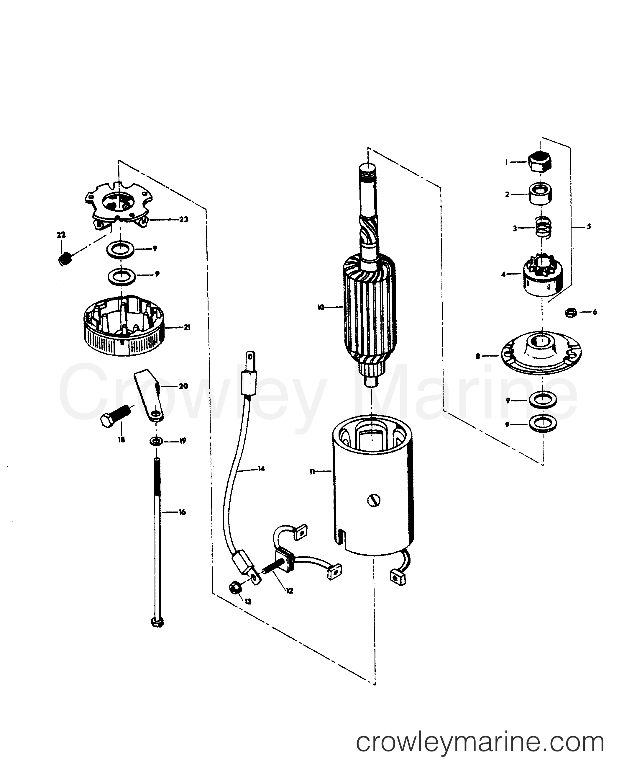 1979 Outboard 115 - H1159H79C - STARTER