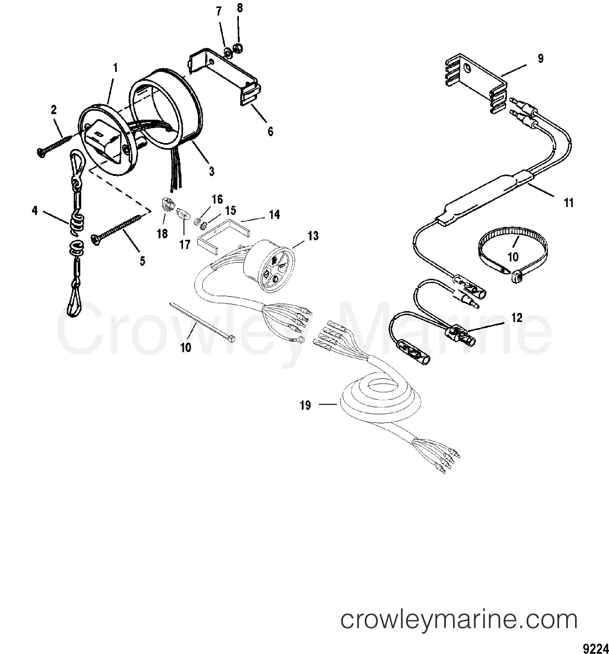 2000 Outboard 135DFI [L] - 7135473JD - INSTRUMENTATION