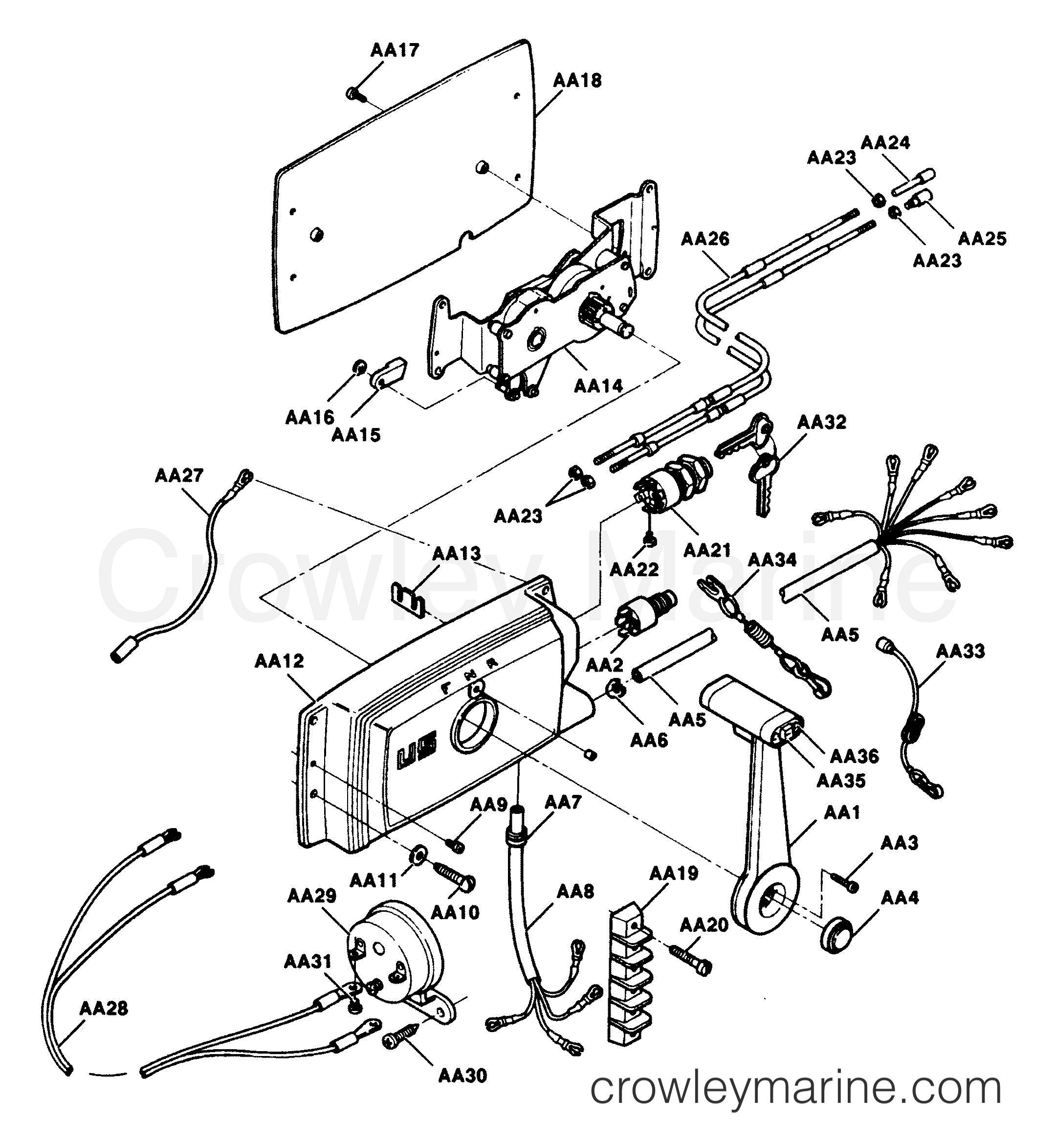 1992 Outboard 50 - 507A92A [Force] - REMOTE CONTROL