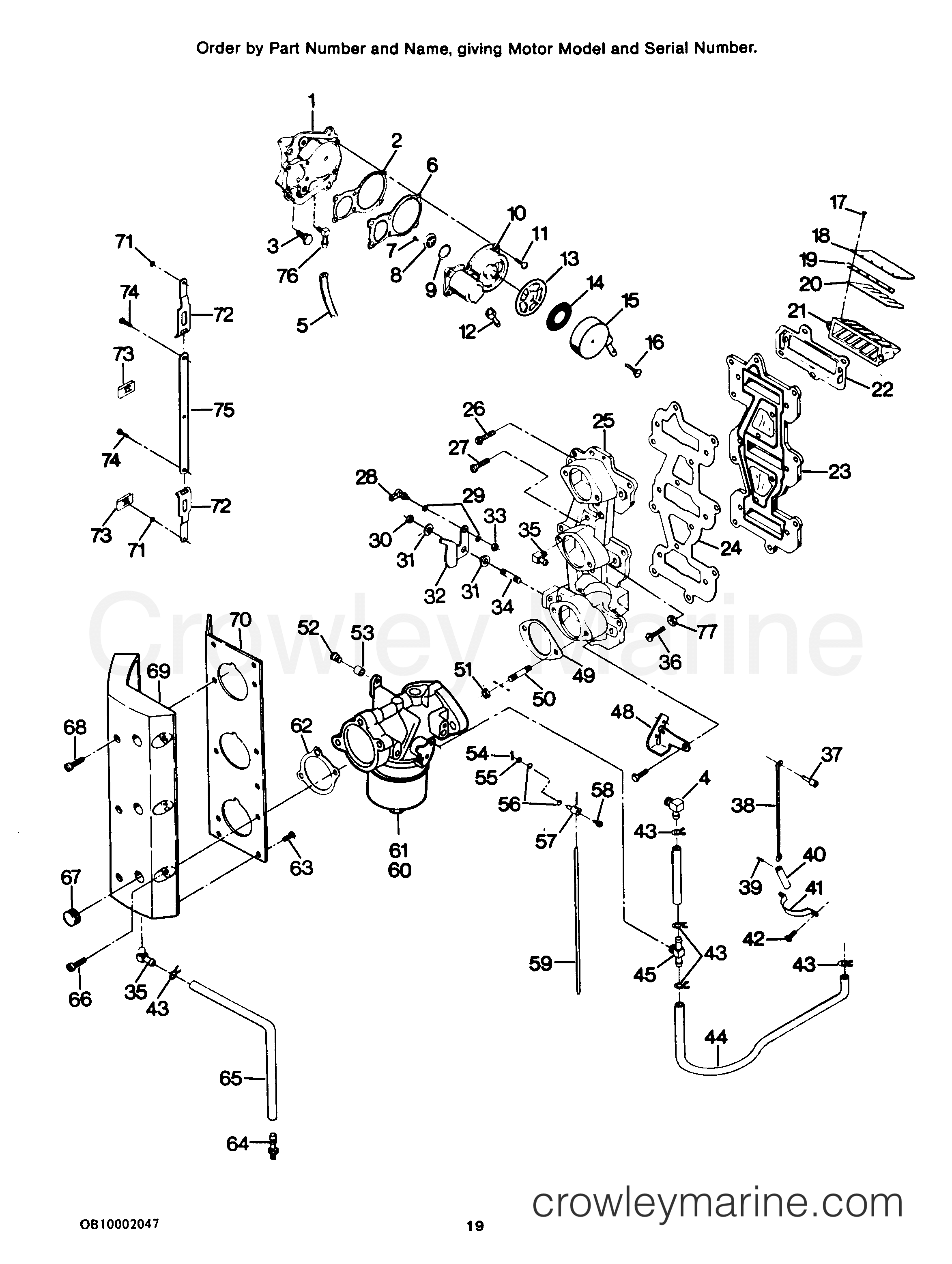 1986 Outboard 85 - 856F6B [Force] - CARBURETOR
