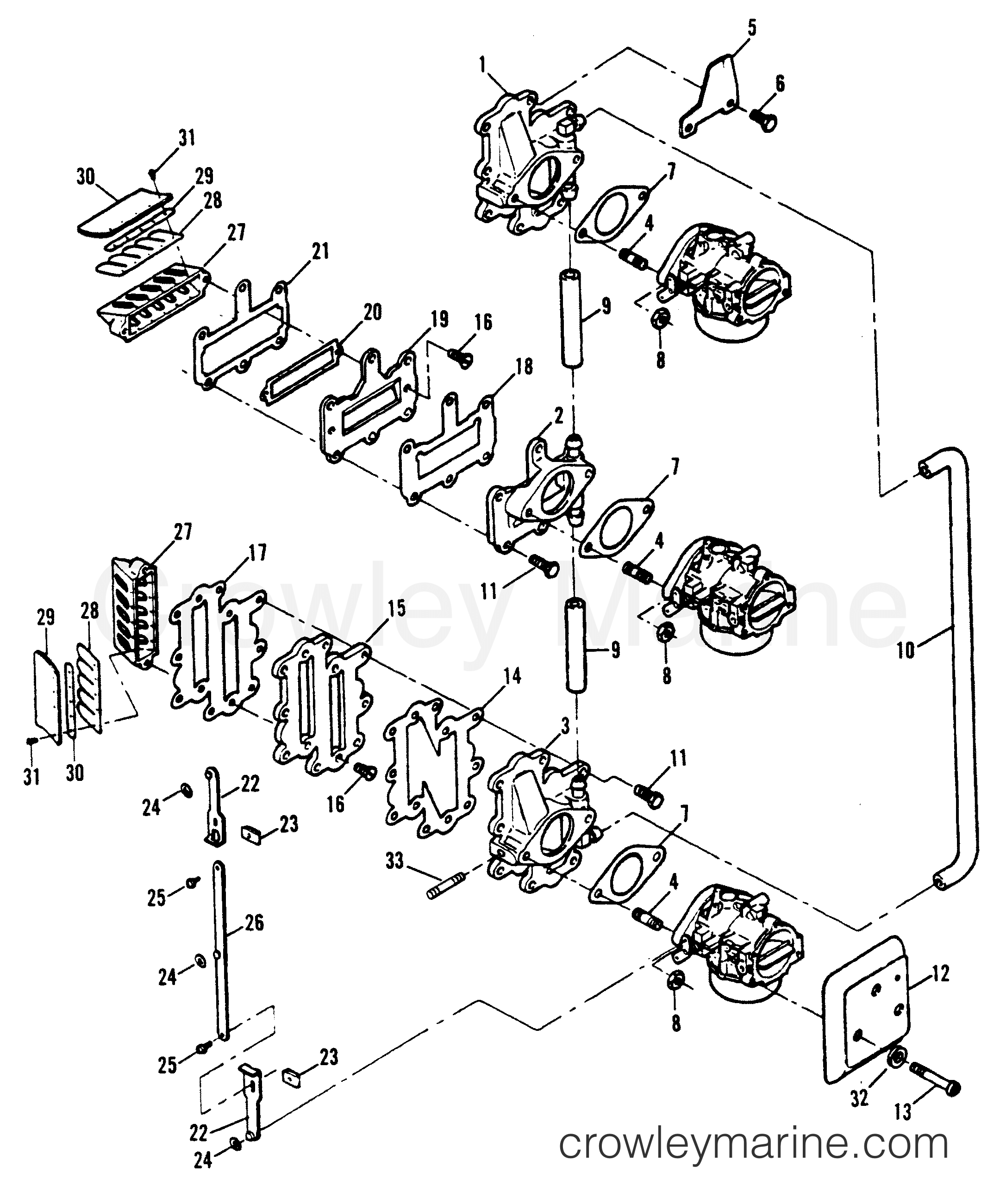 1990 Outboard 150 - H1508A90A [A] - FUEL INTAKE SYSTEM