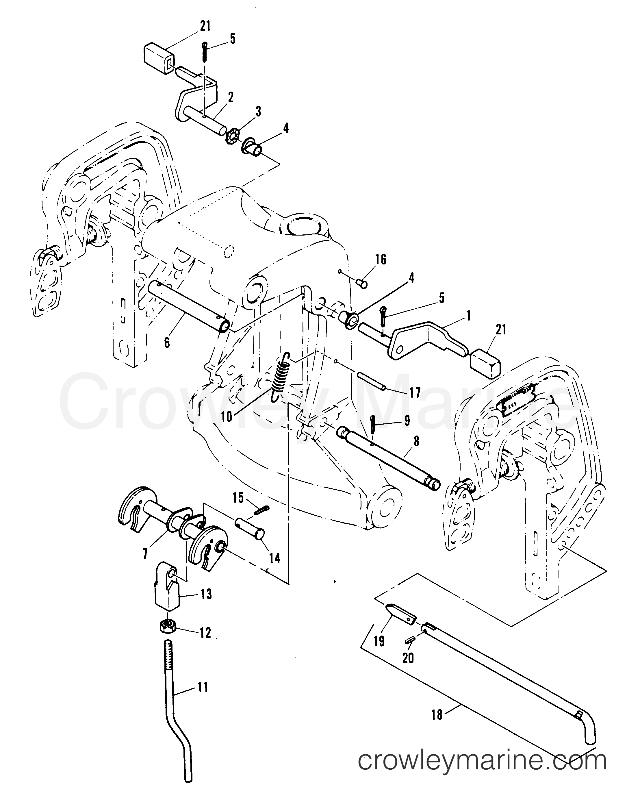 1981 Outboard 48 [ML] - 7048321 - REVERSE LOCK