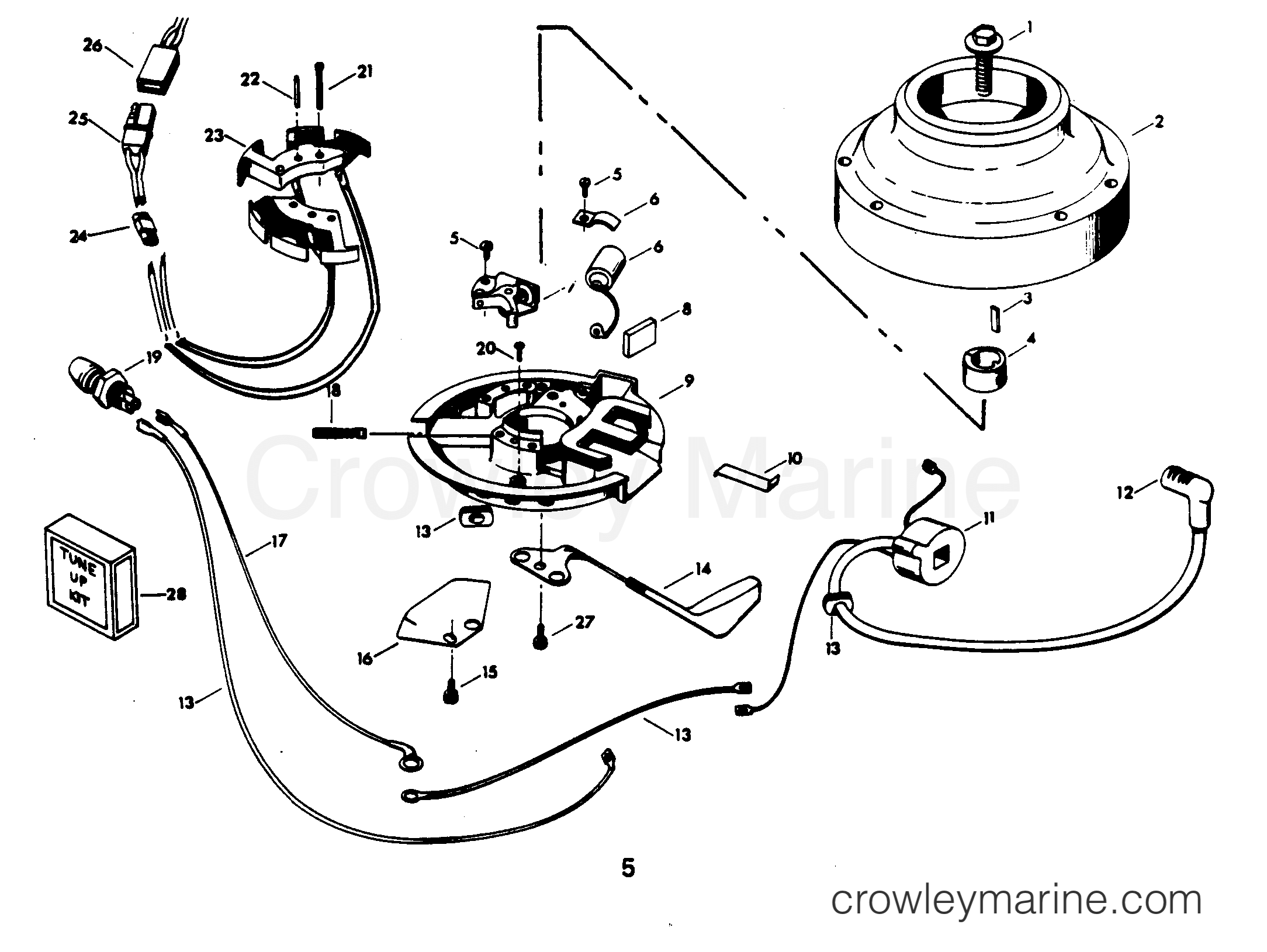 1979 Outboard 4 - H0047B79F - MAGNETO