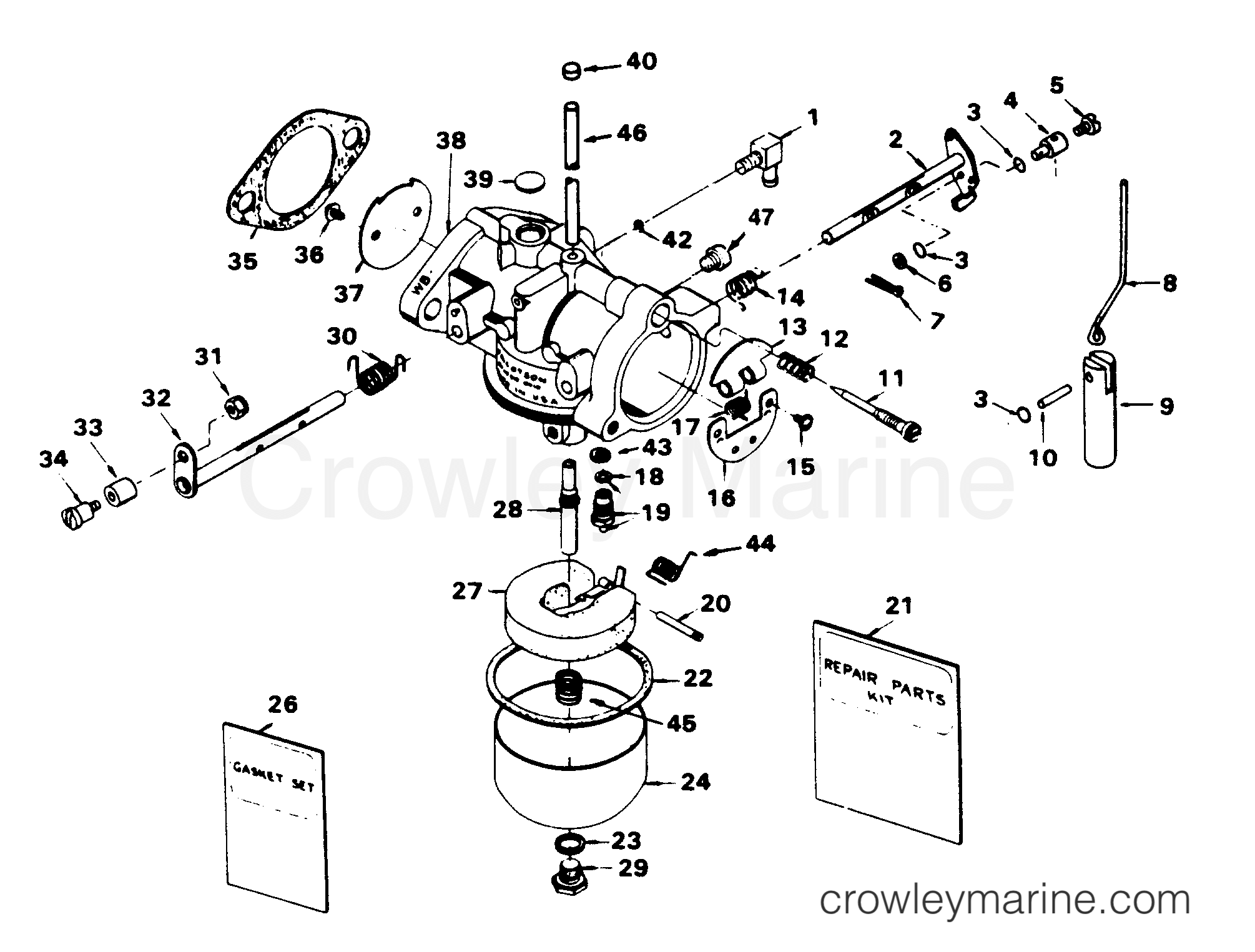 1985 Outboard 50 - 507FC5A [Force] - CARBURETOR