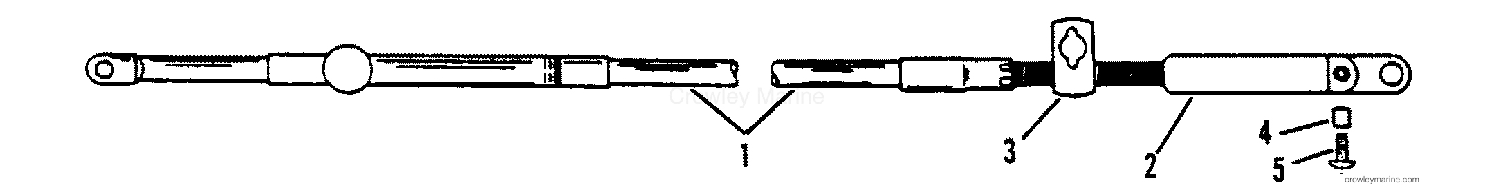 Various Years Rigging Remote Controls and Components - 1986 thru 1993) - MISCELLANEOUS (REMOTE CONTROL CABLE)