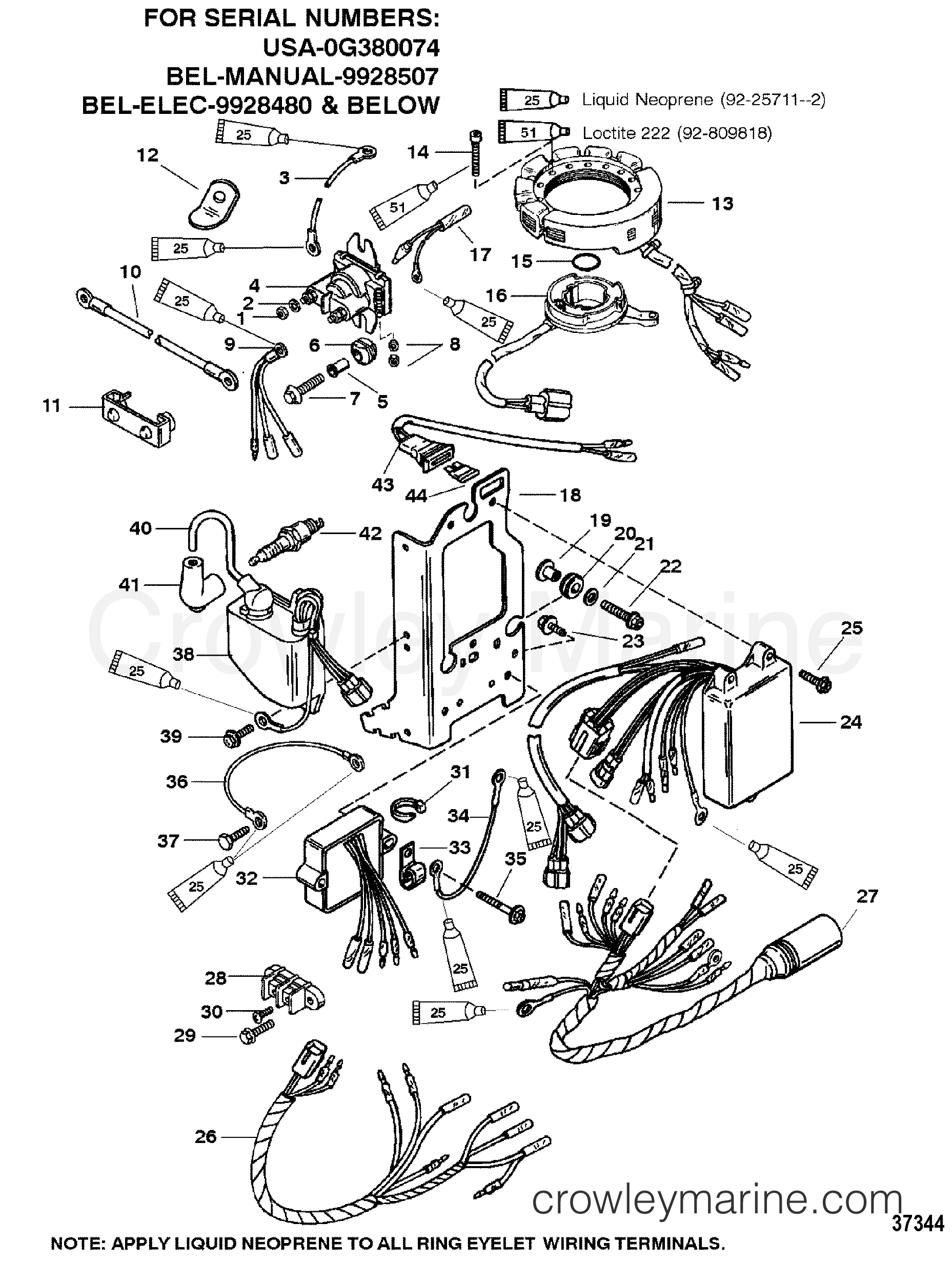 1999 Outboard 30 [M] - 7031207HD - ELECTRICAL COMPONENTS(1)