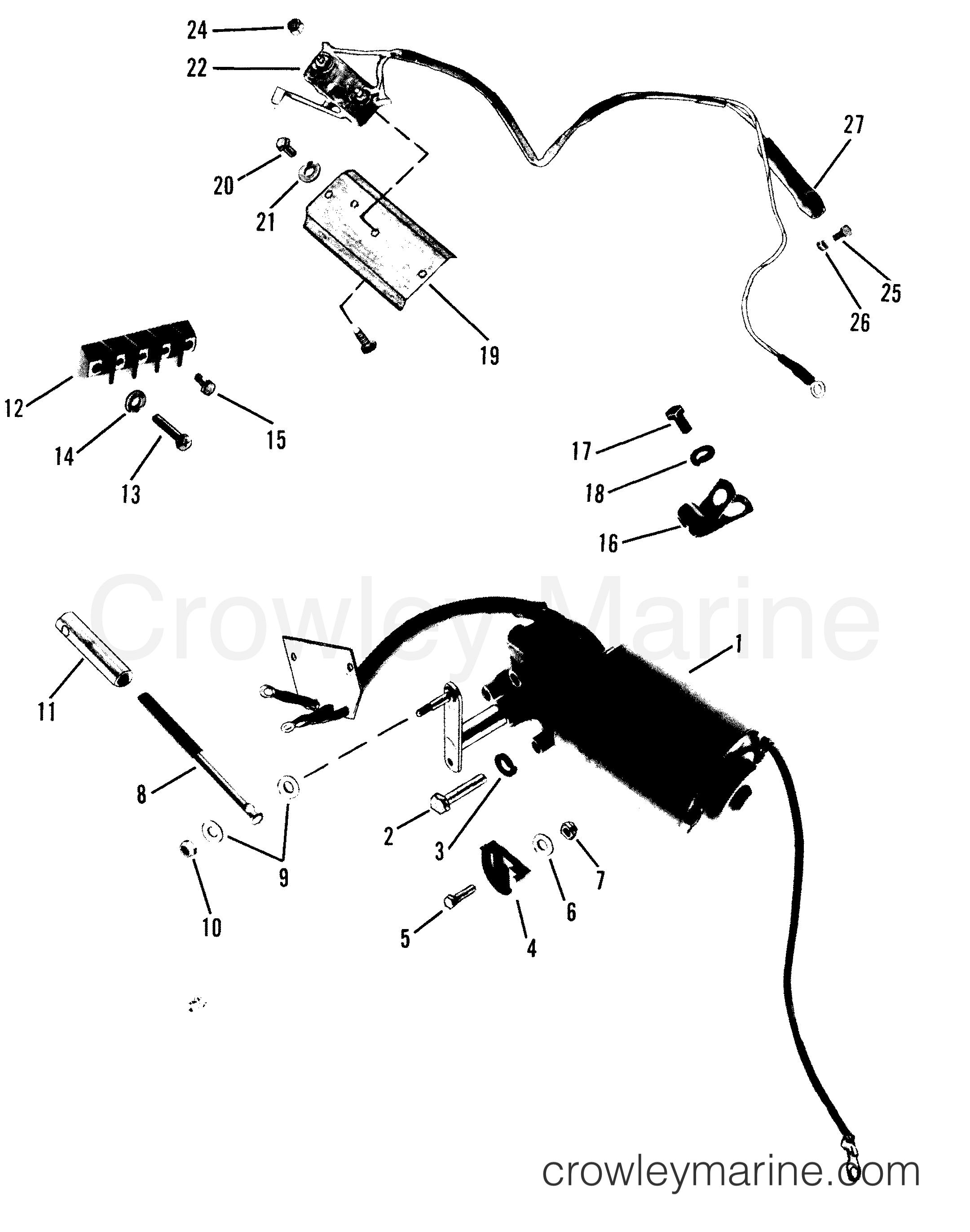 ELECTRIC SHIFT ASSEMBLY - Various Years Rigging Parts Power Steering