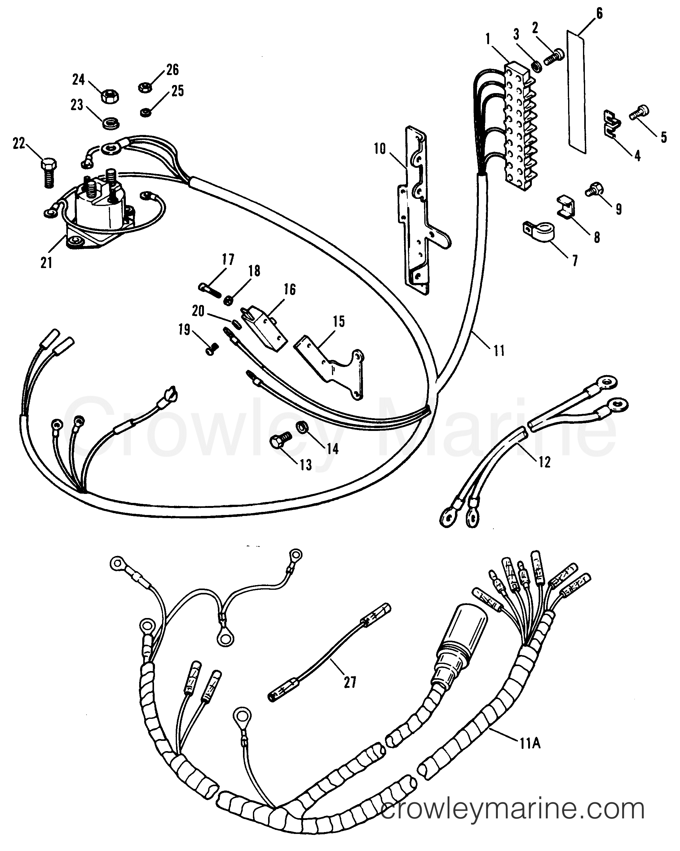 1991 Outboard 70 - H0706G91C [C] - ELECTRICAL COMPONENTS