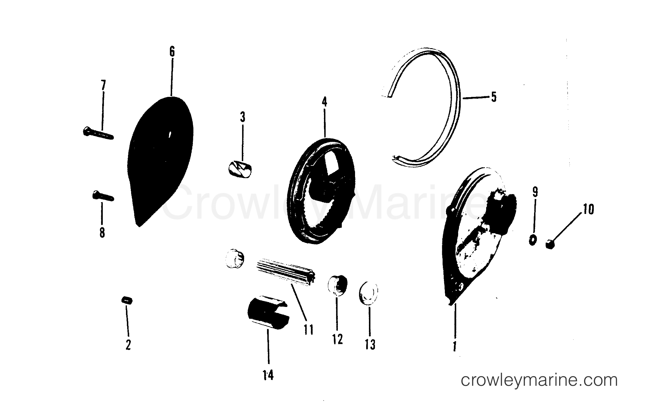 ROTARY RIDEGUIDE CABLE ASSEMBLY Various Years Rigging Power Steering