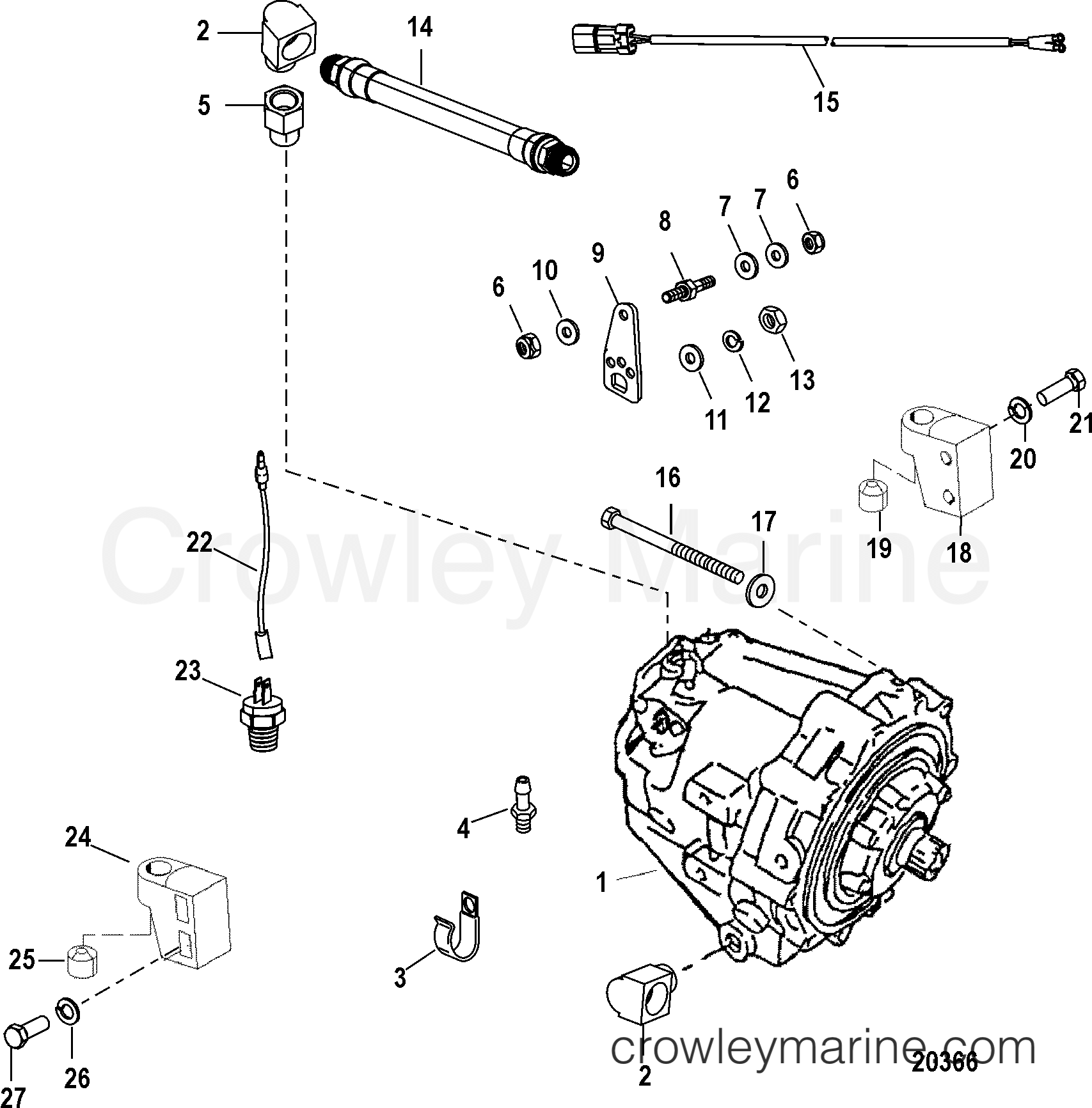 TRANSMISSION AND COMPONENTS(DRIVELINE) 2006 Race Stern Drive 525 EFI