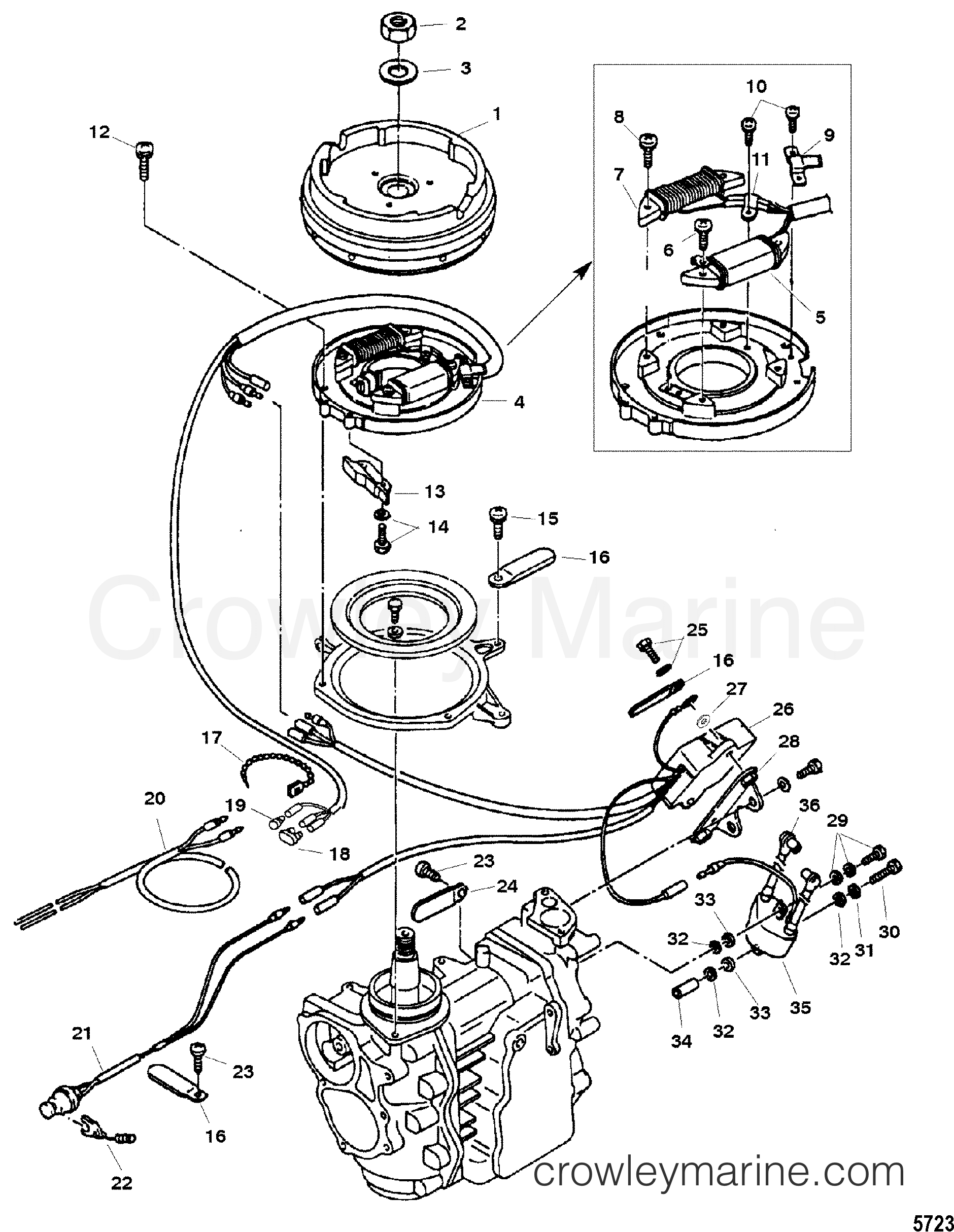 2004 Outboard 15 [M] - 7015203RL - ELECTRICAL