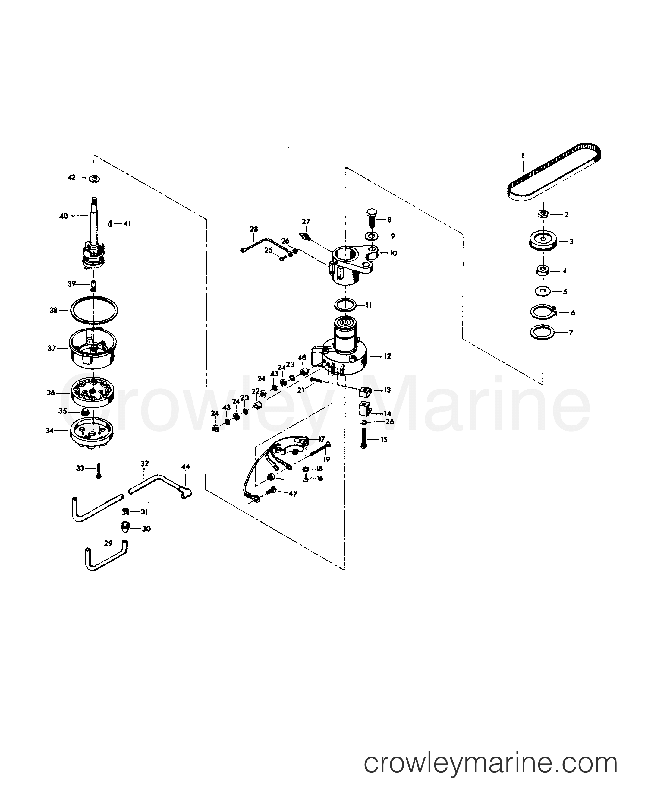 1979 Outboard 70 - H0700H79A - DISTRIBUTOR