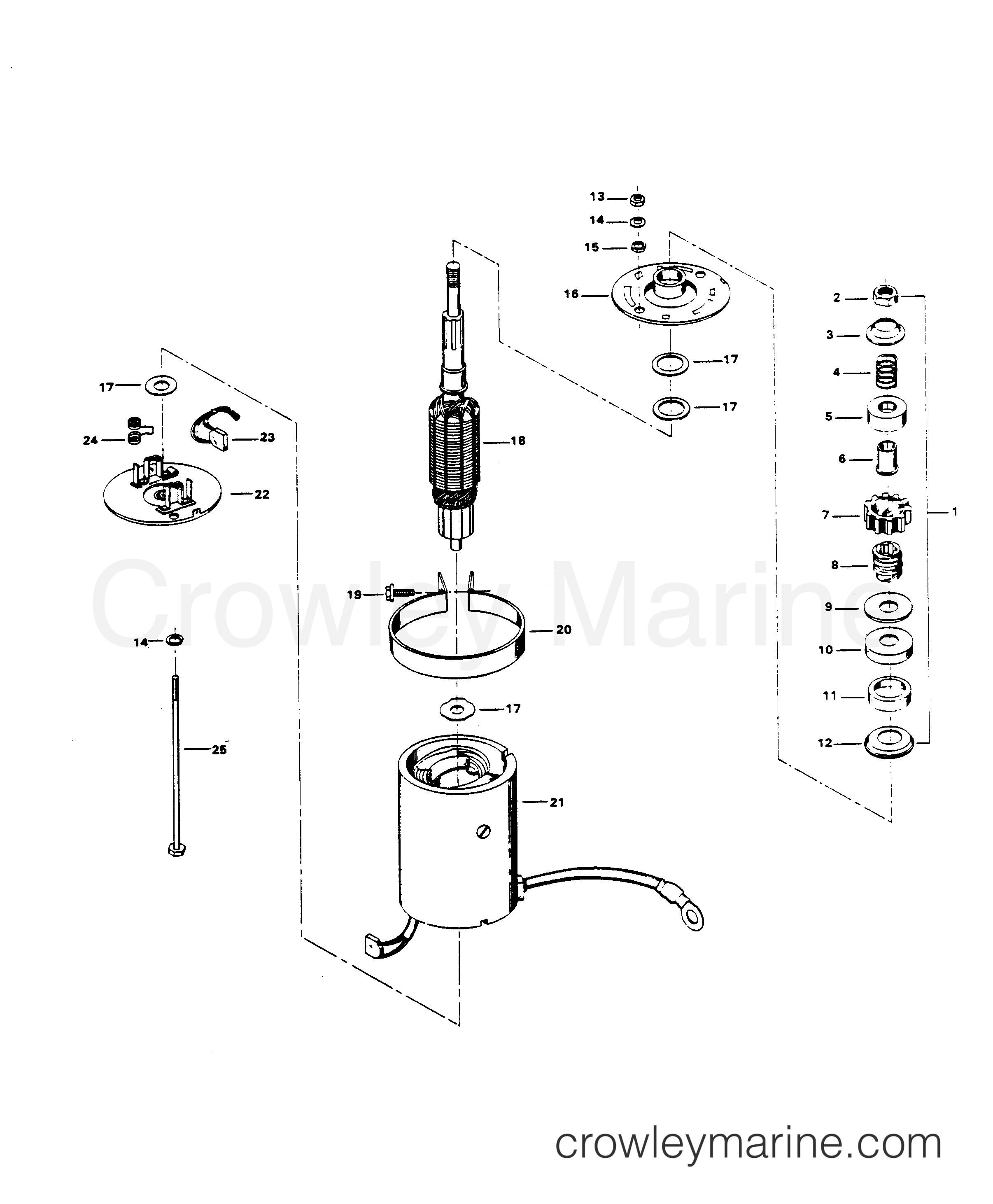 1982 Outboard 30 - 307B2E - ELECTRIC STARTER