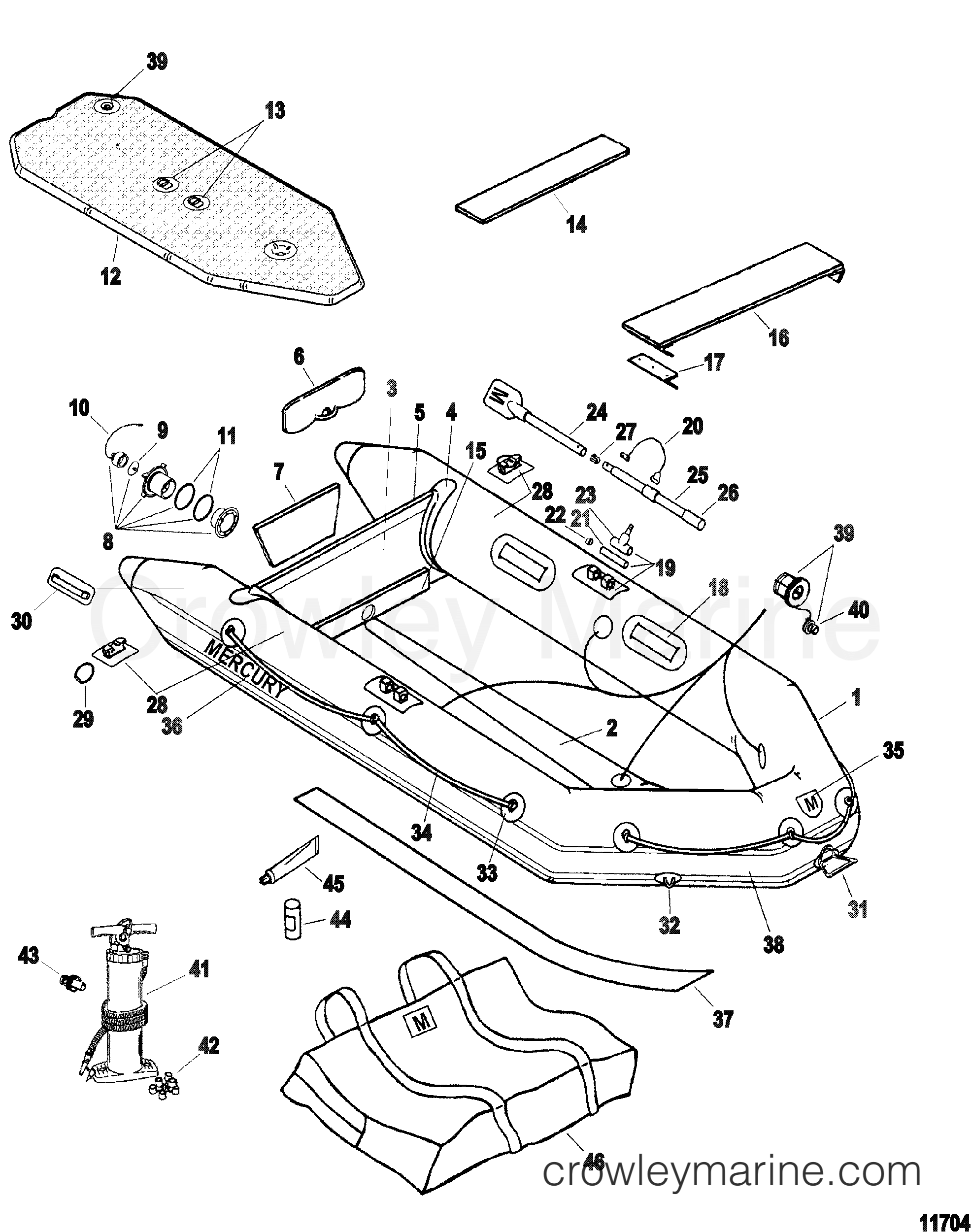 2002 Inflatable Boat 8.9SPT [REL - 2002] - AA270EA2F - AIR DECK MODELS(WHITE)