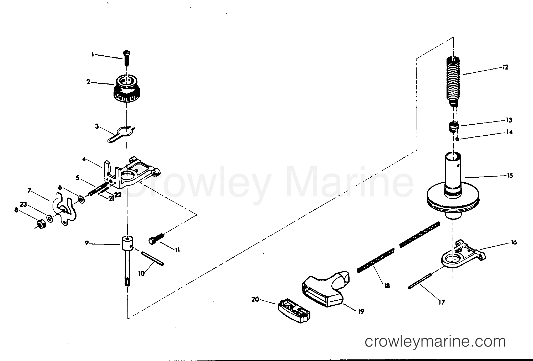 1978 Outboard 15 - 152B8D - STARTER