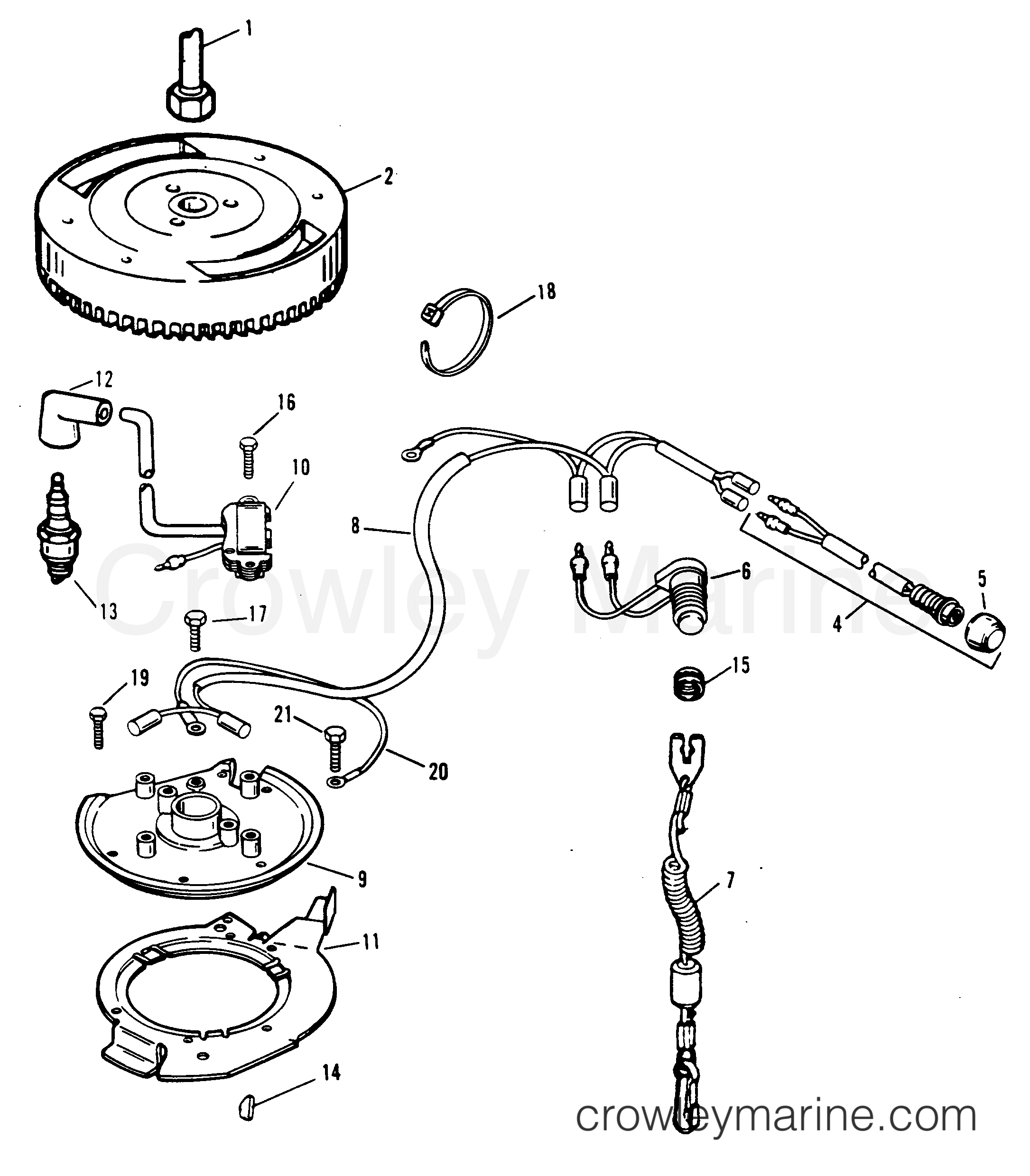 1995 Outboard 15 - H015201RS [MH] - IGNITION SYSTEM