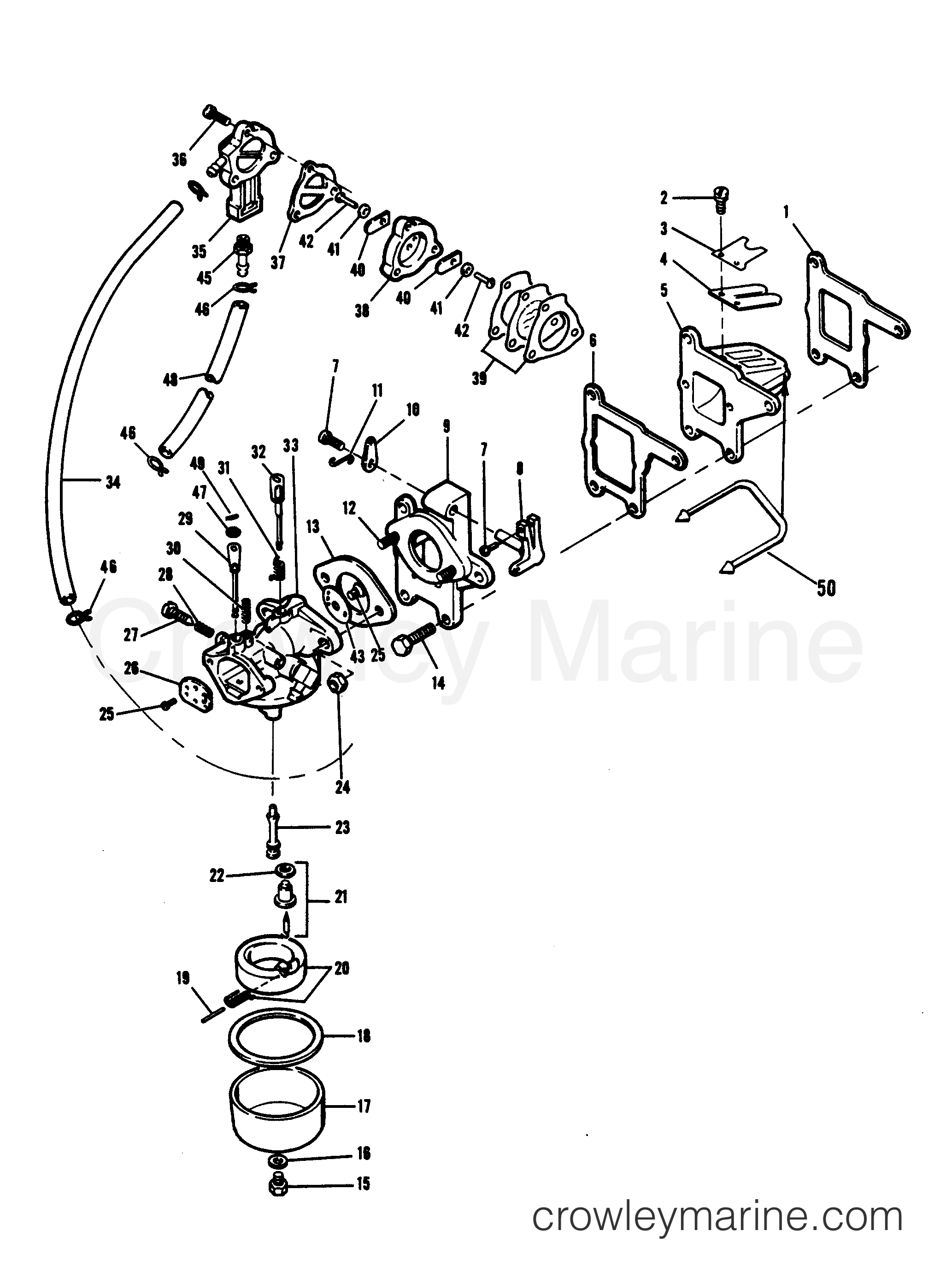 1978 Outboard 8 - 87B8A - FUEL SYSTEM