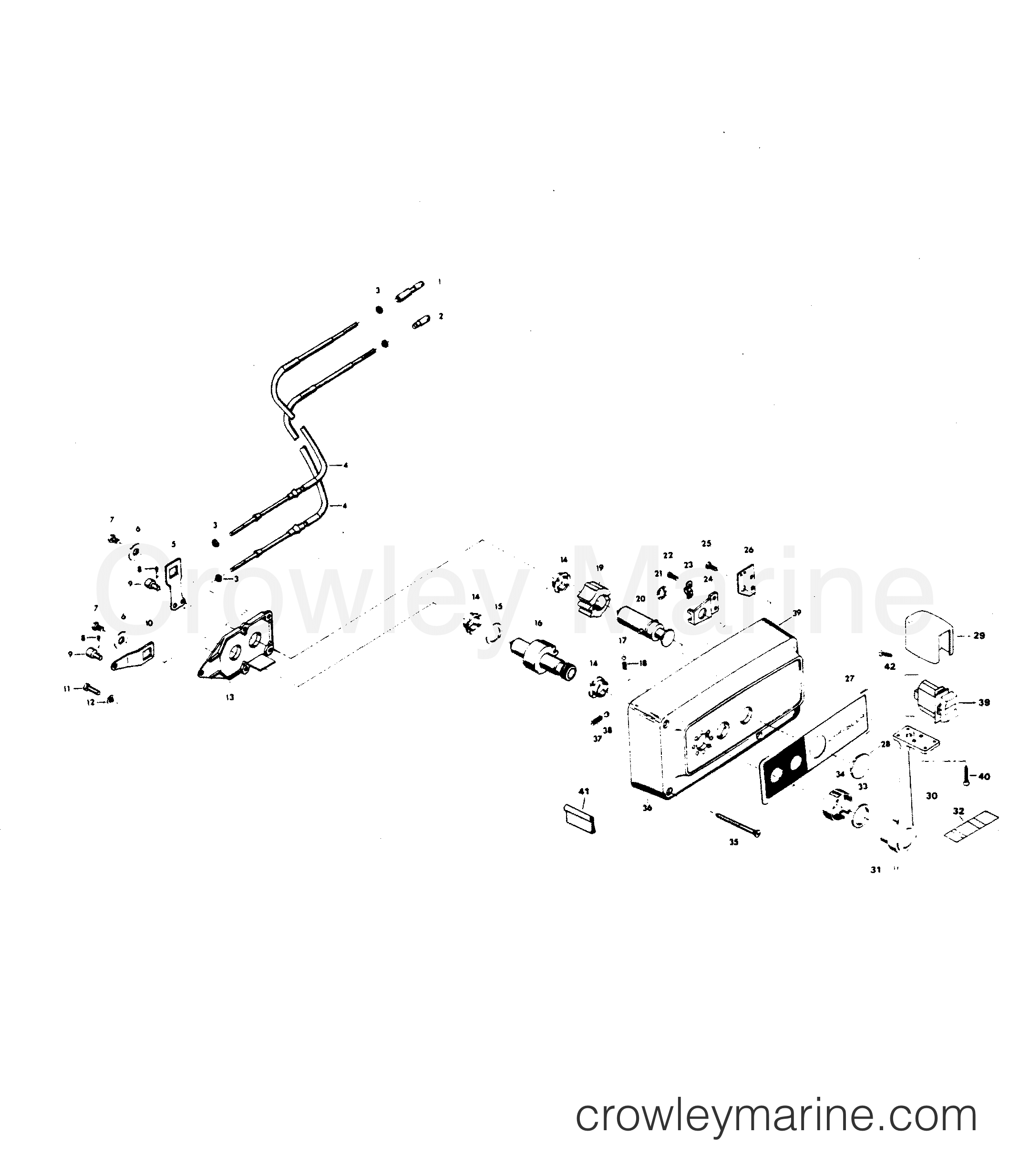 1982 Outboard 85 - 858B2E - REMOTE CONTROL