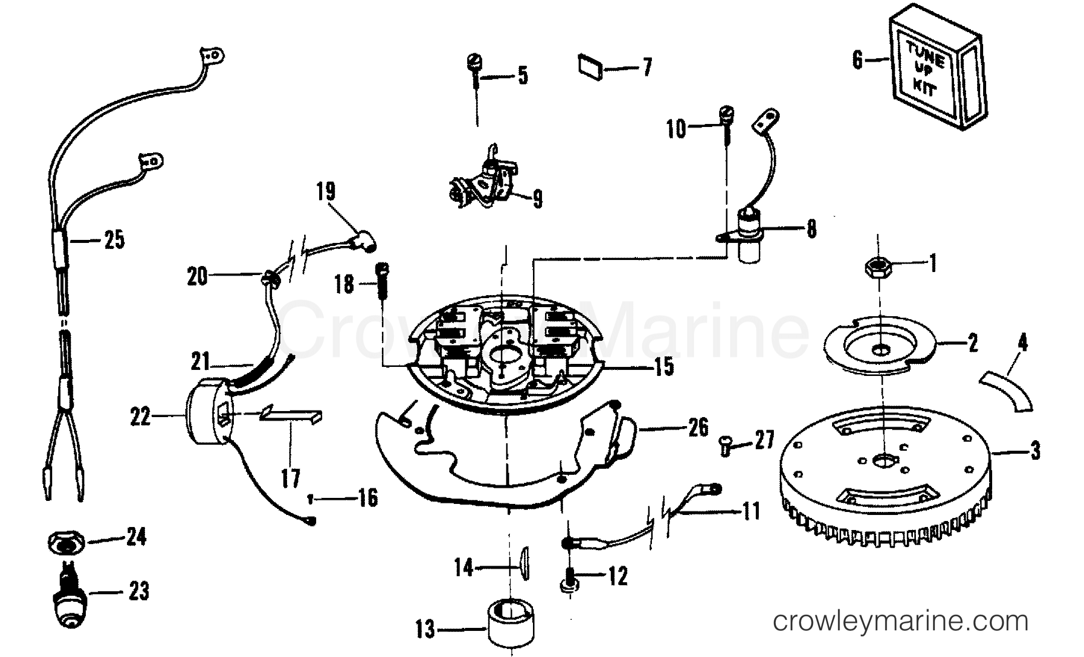 1985 Outboard 15 - H0152F85A - IGNITION SYSTEM (84A THRU 87A MODELS)