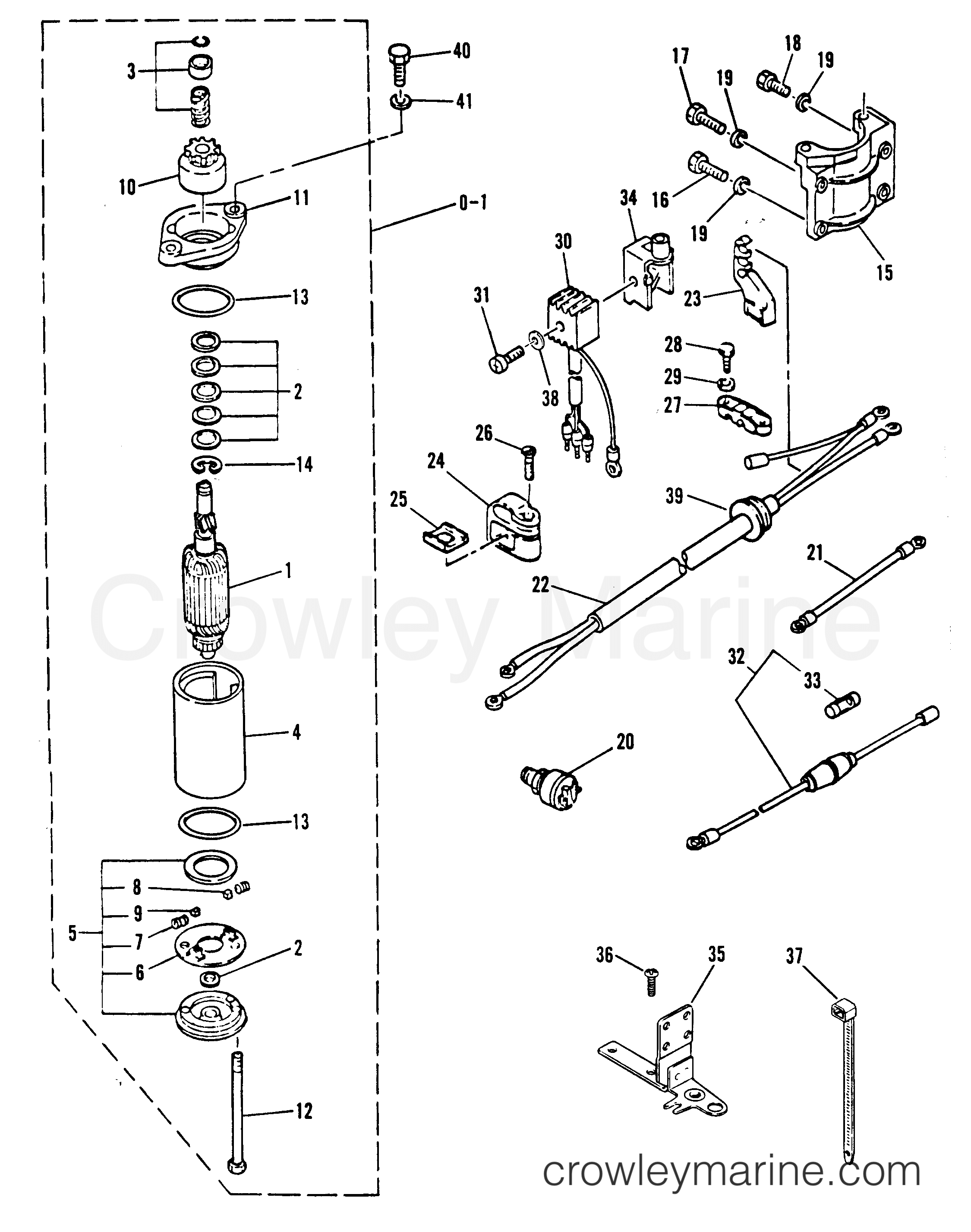 Serial Range Outboard 9.9C - 682-250946 AND UP [E] - ELECTRIC START