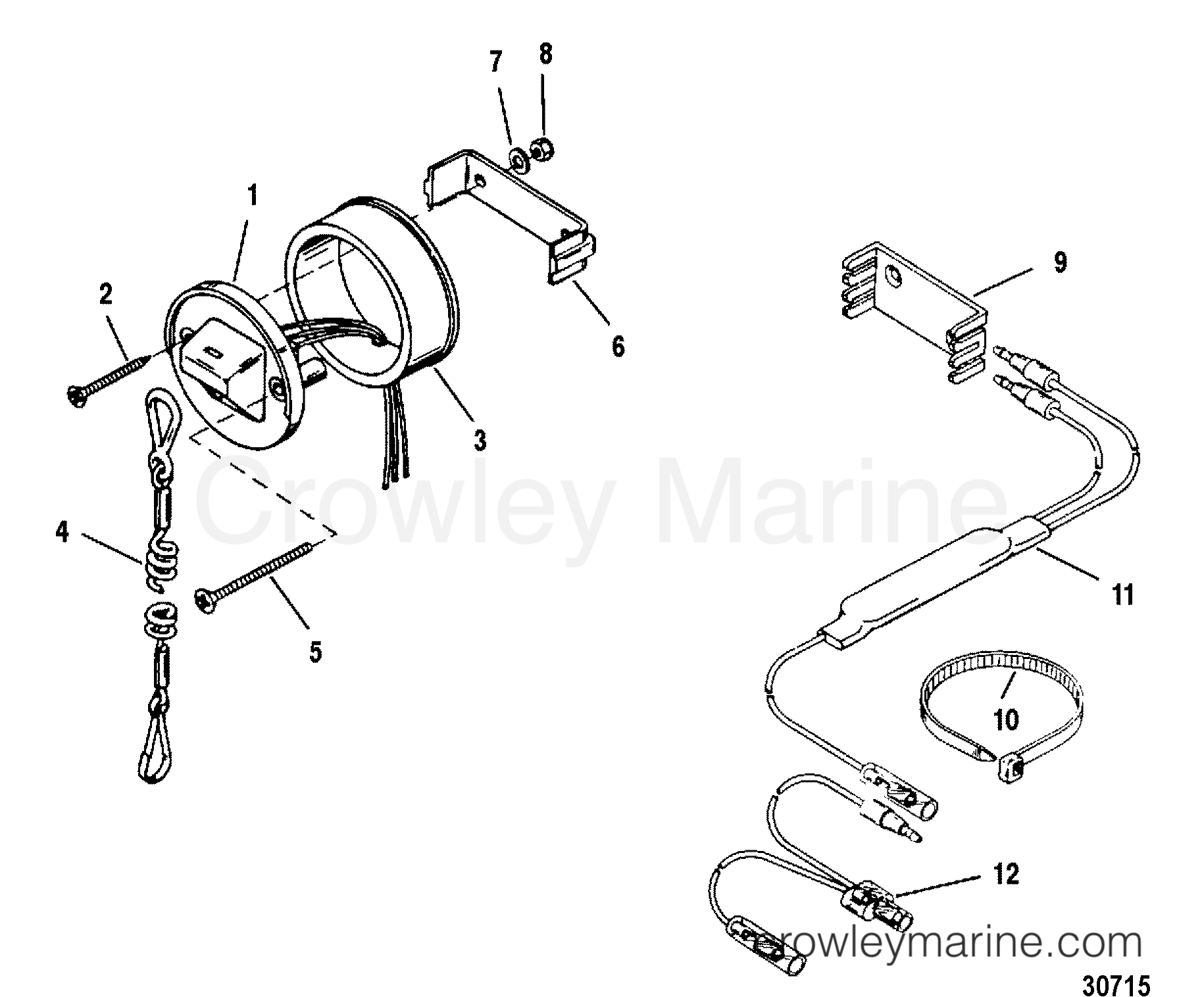2001 Outboard 175 [XL EFI] - 7175423KD - INSTRUMENTATION