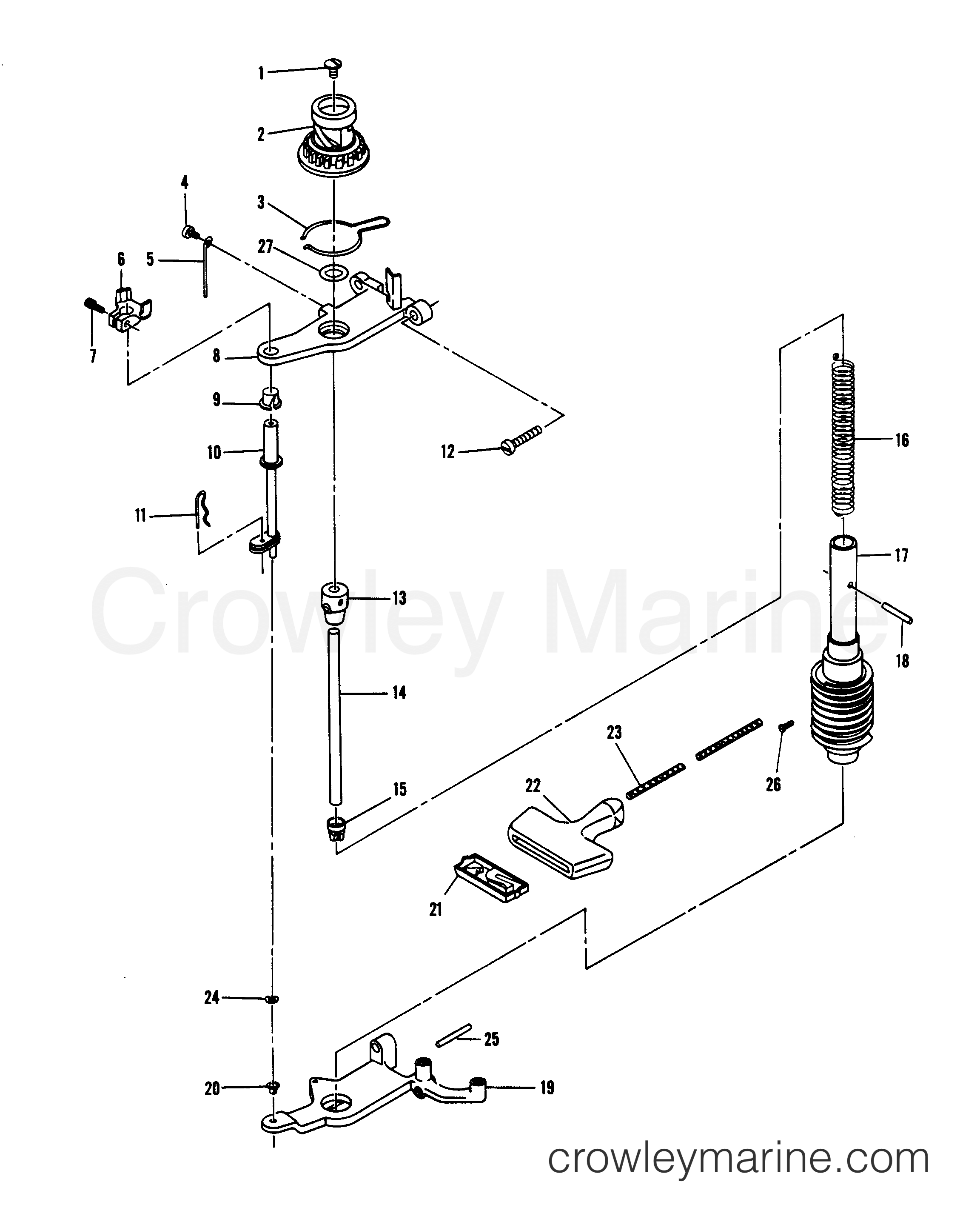 1980 Outboard 6 - 65B0A - STARTER