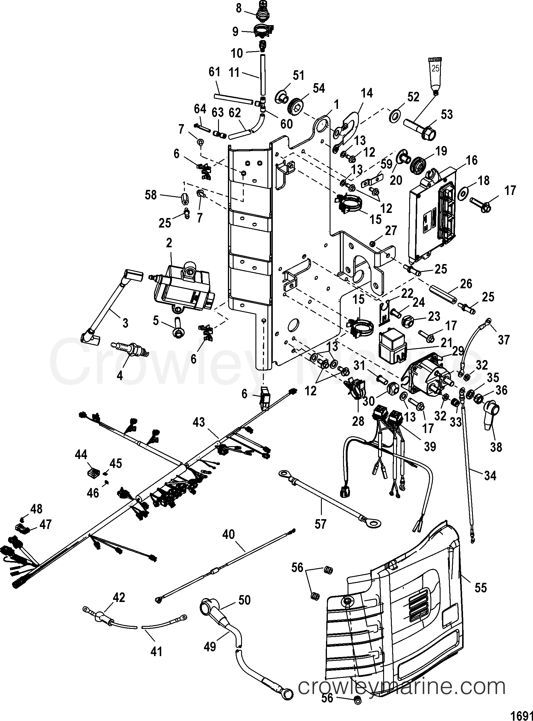 2005 Outboard 90DFI [ELPTO SW] - 7090D73TY - ELECTRICAL COMPONENTS