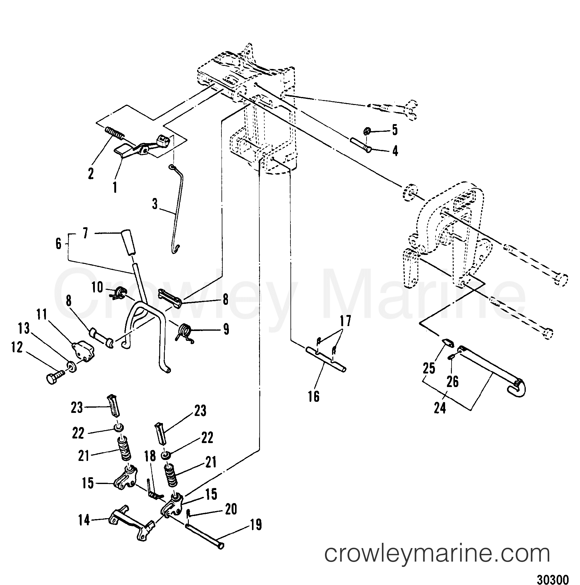 1985 Outboard 8 [ML] - 7008325 - REVERSE LOCK