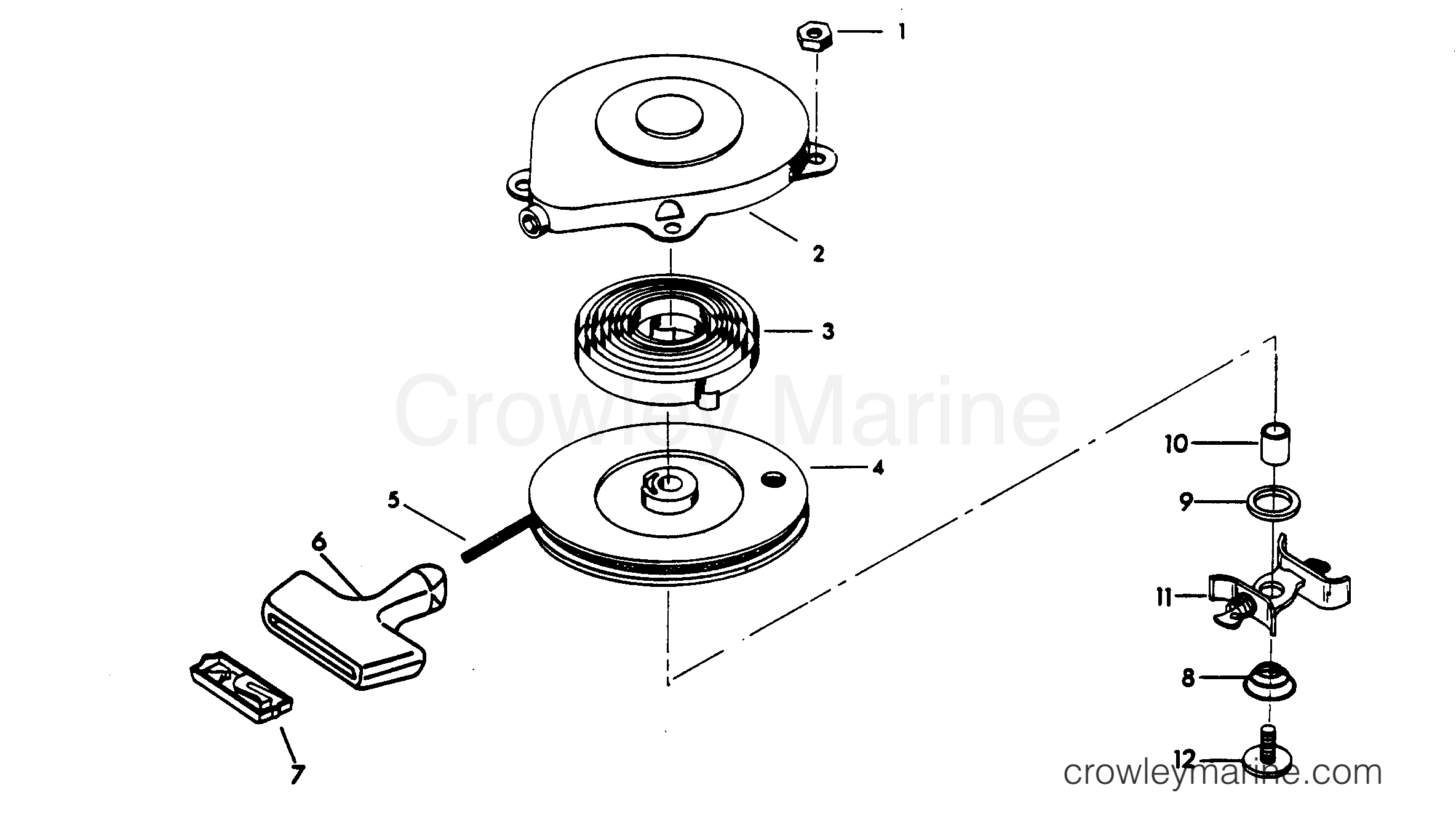 1983 Outboard 3.5 - 32H3F - STARTER