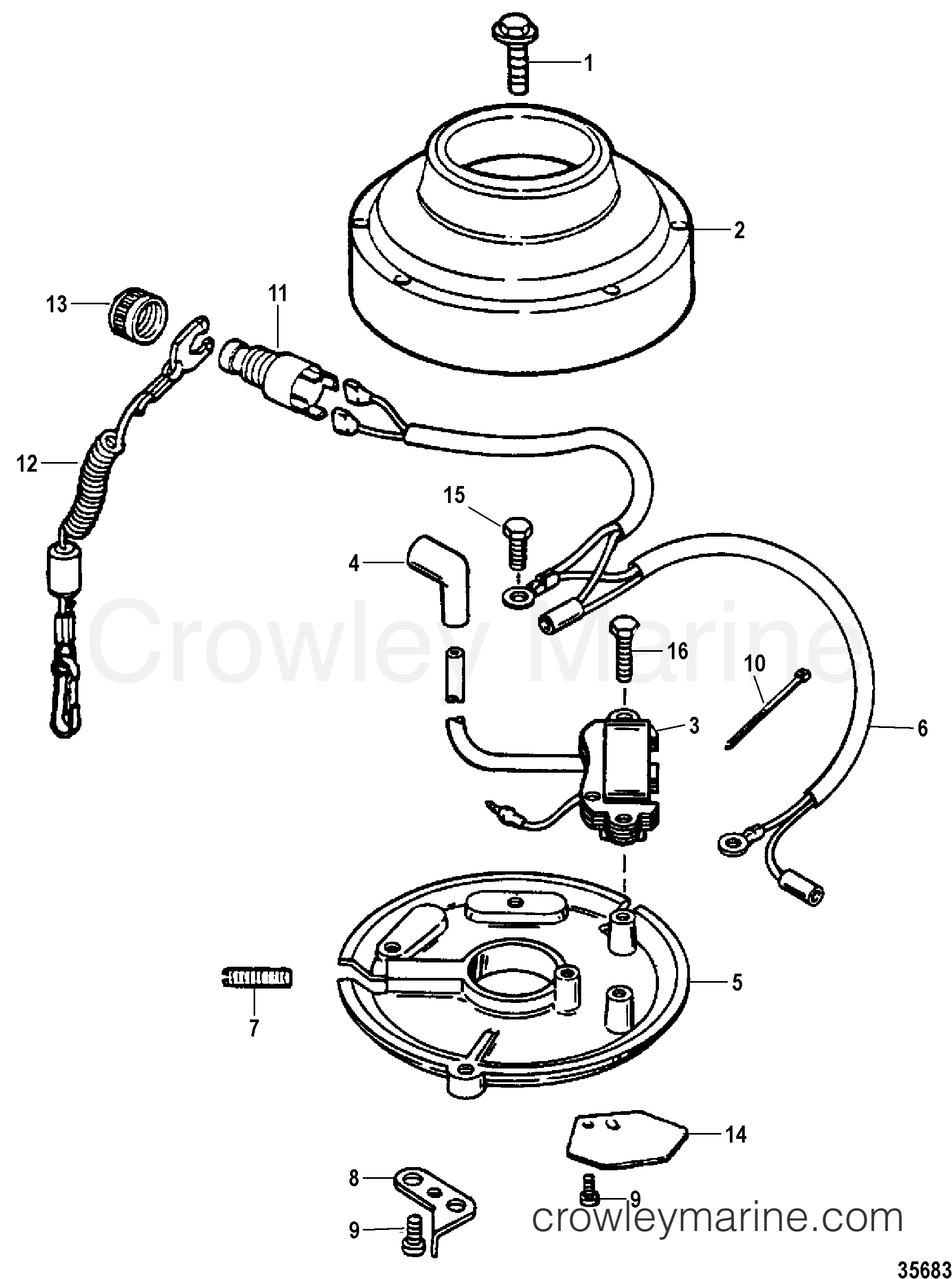1999 Outboard 5 - H005201VS [M] - IGNITION SYSTEM