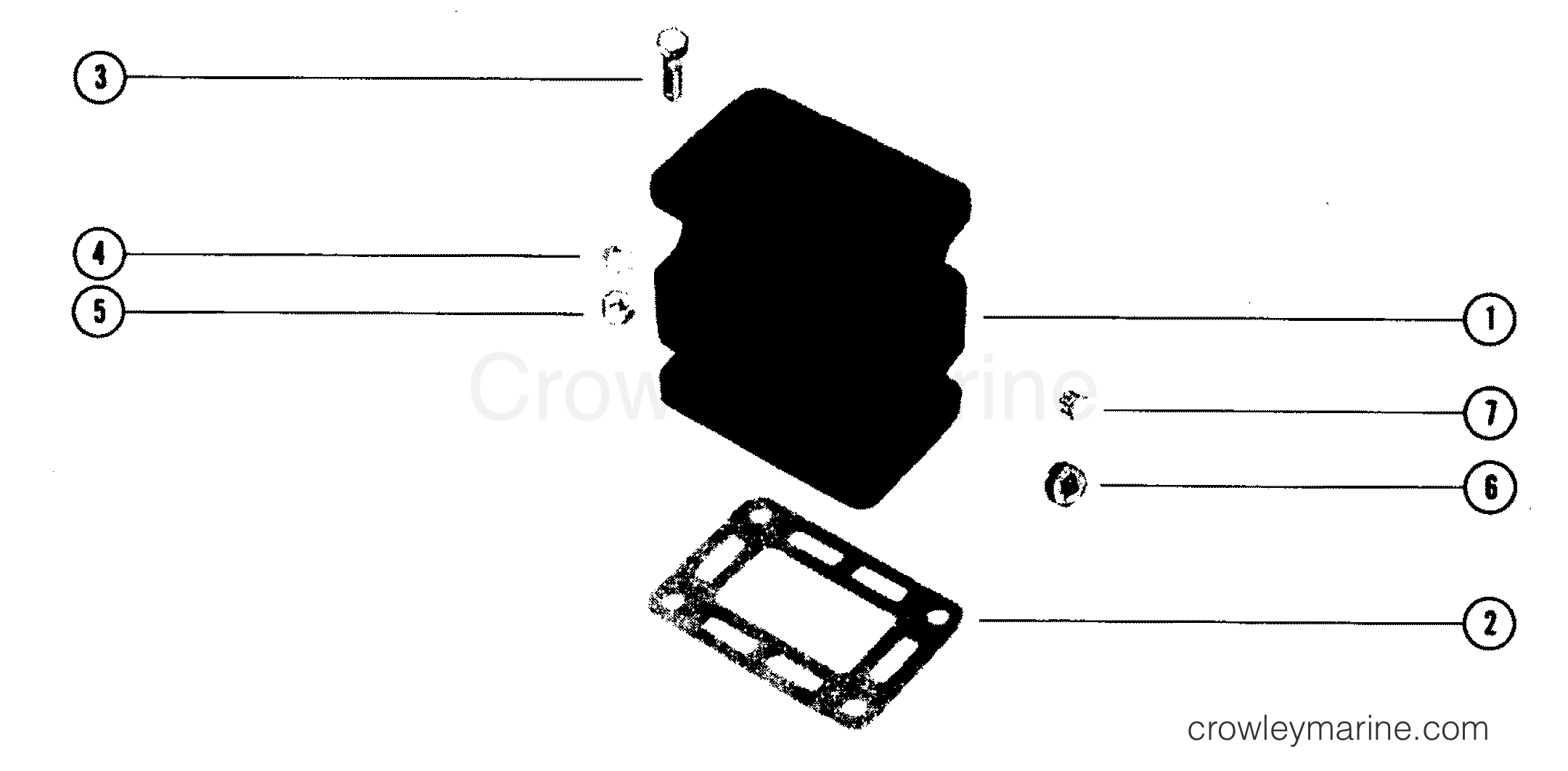 Various Years Rigging Exhaust / Cooling Systems and Extension Kits - MC MISCELLANEOUS (1985 AND BELOW) - EXHAUST ELBOW RISER KIT