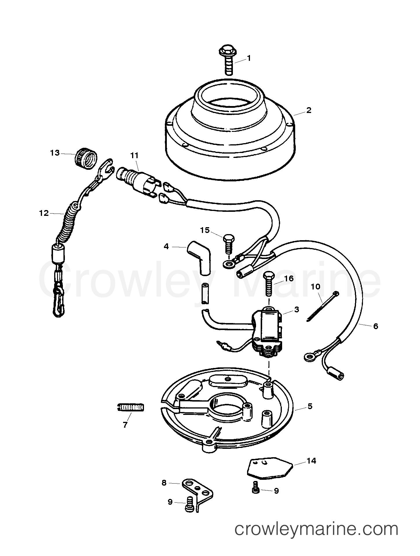 1999 Outboard 5 - H005201VD [M] - IGNITION SYSTEM