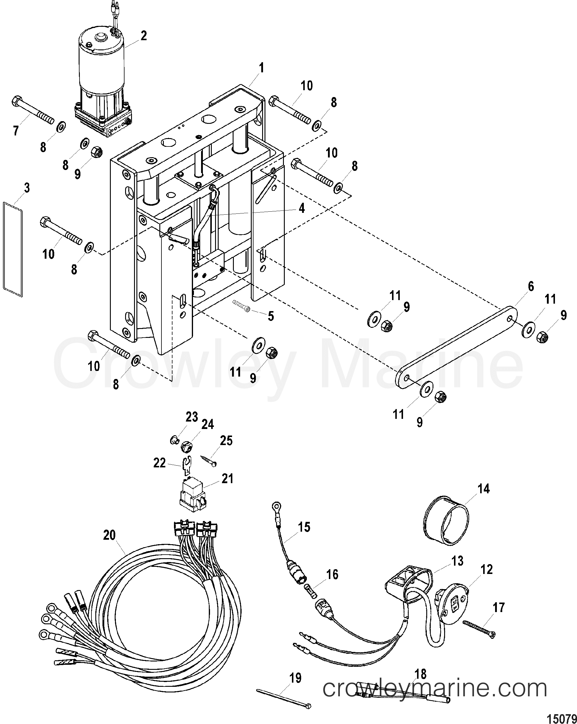 Jack Plate Kit Hydraulic 881135k1 Tilt Lift Systems And