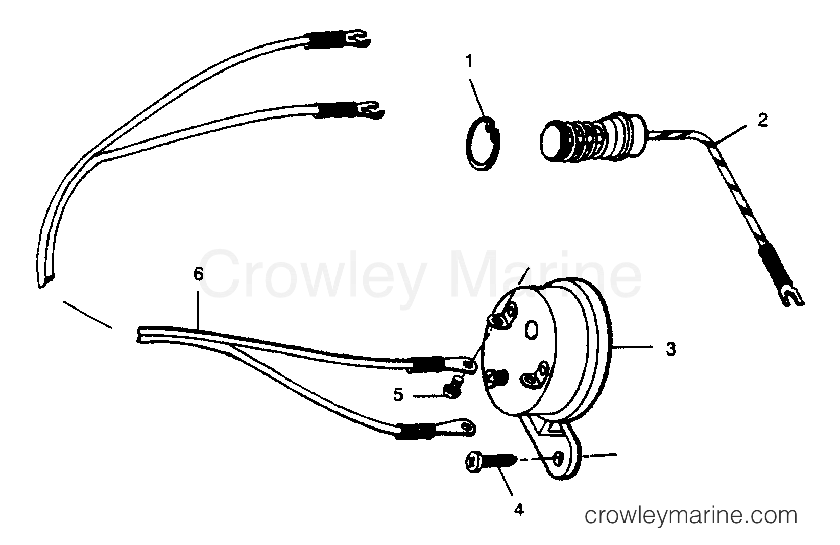 1990 Outboard 50 - 507F90B [Force] - OVERHEAT BUZZER