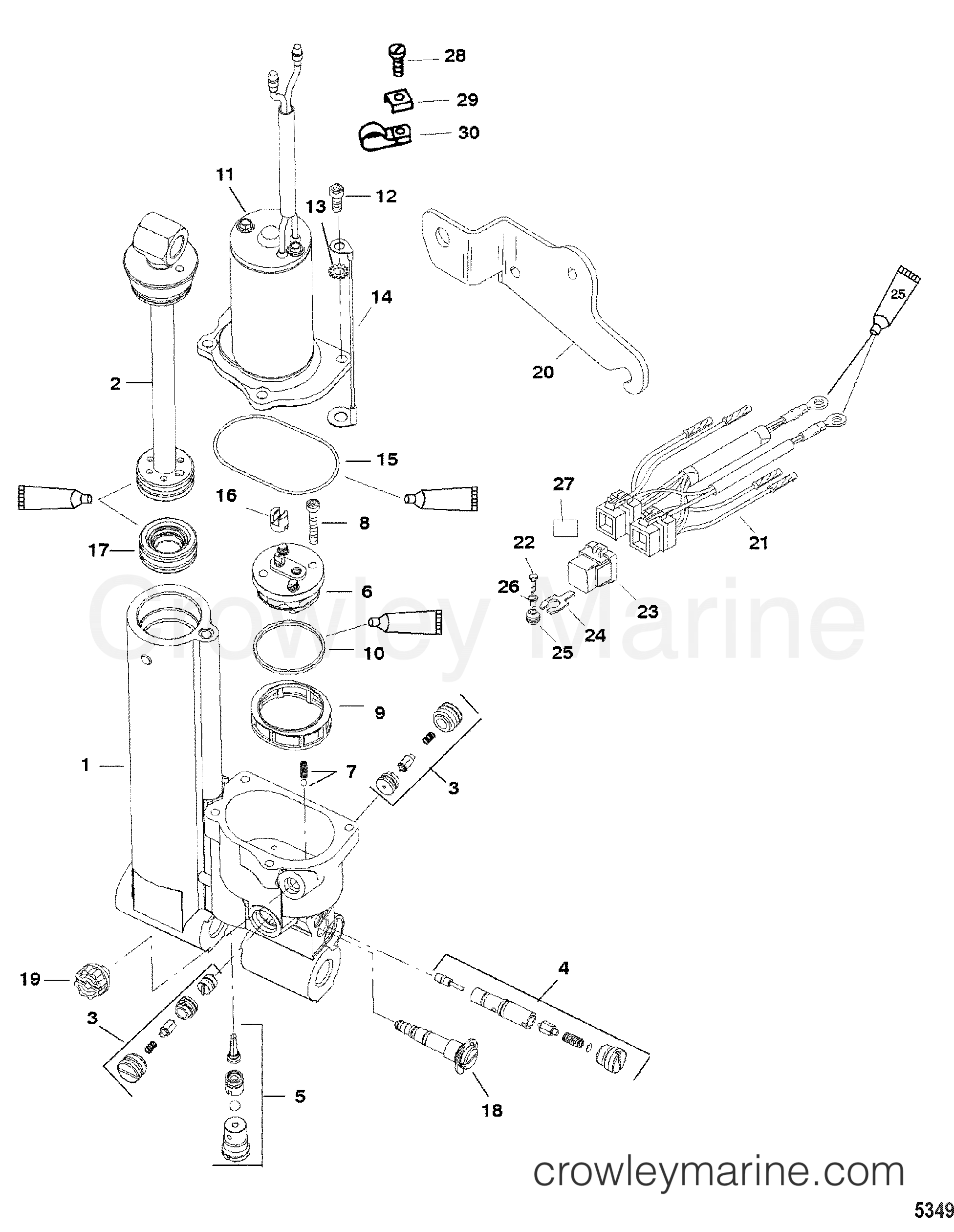 1999 Outboard 40 [ELHPTO] - 7043411HD - POWER TRIM