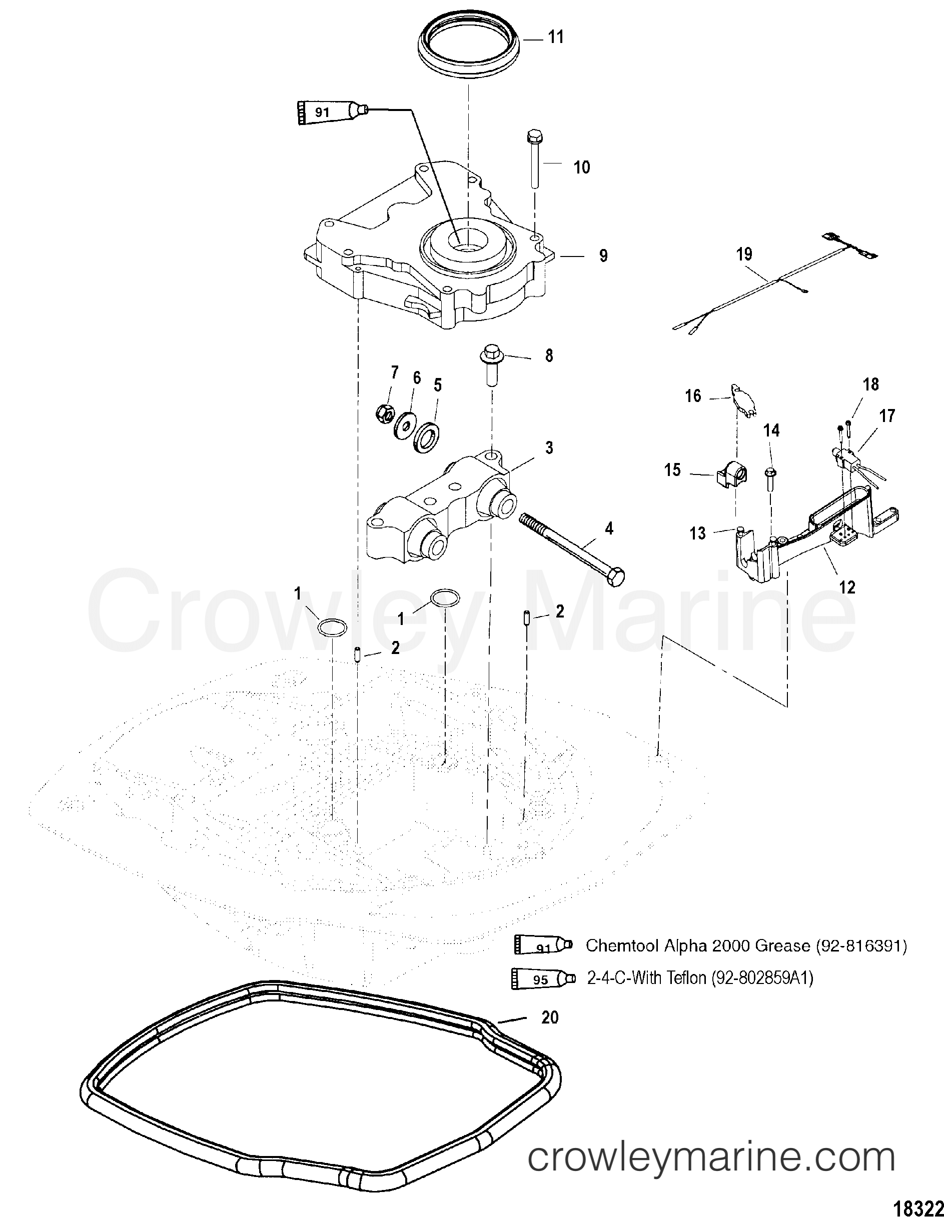 2002 Outboard 75 [ELPT 4] - 7F75412LD - OIL PUMP