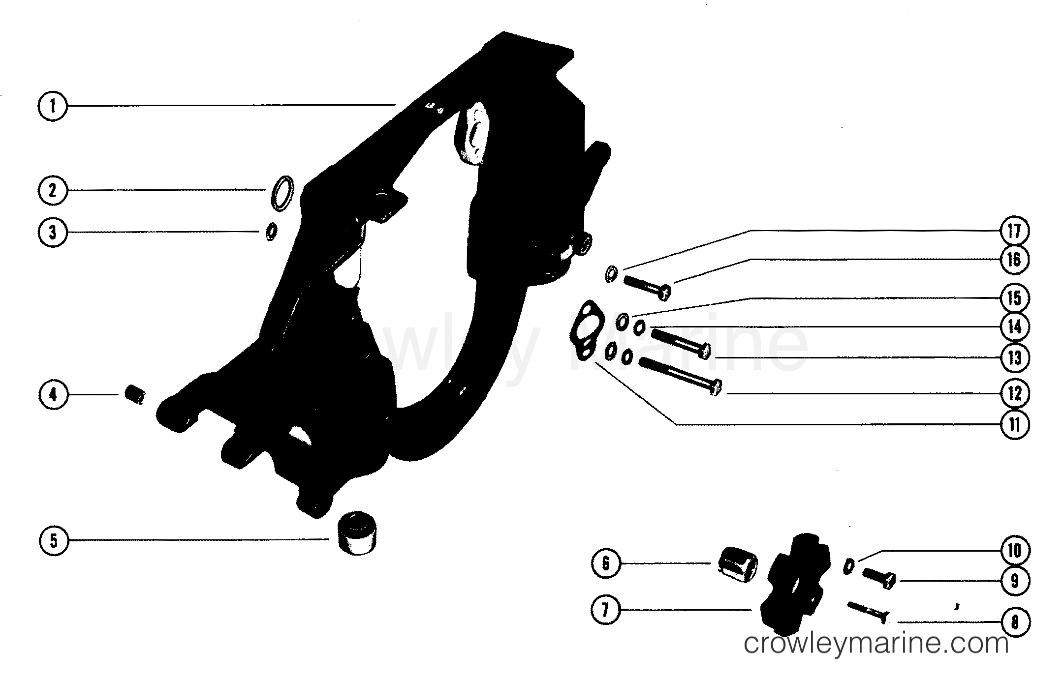 CONVERSION KIT (FRESH WATER COOLING) Various Years Rigging Parts Exhaust / Cooling Systems and