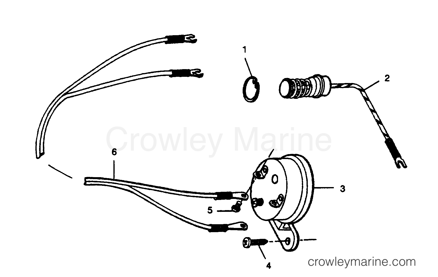1990 Outboard 35 - 352F90C [Force] - OVERHEAT BUZZER