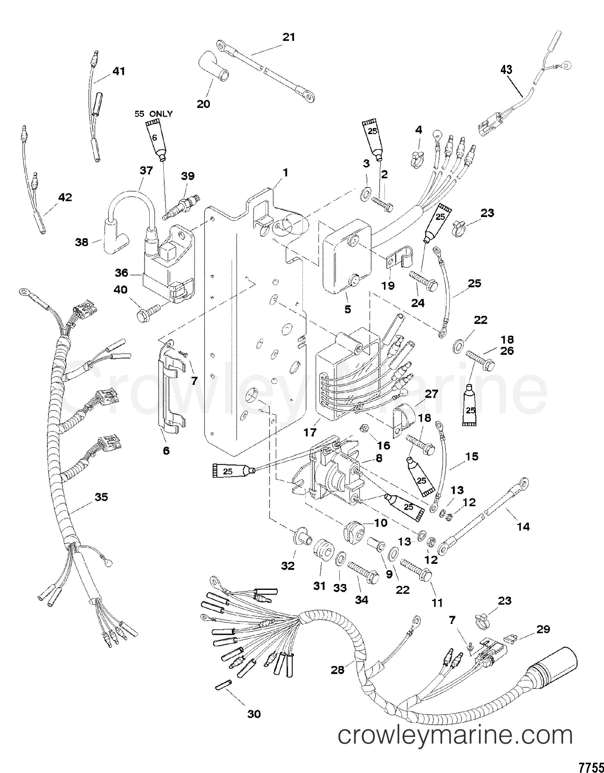 2006 Outboard 60 [MLLHGA] - 70602L7UF - ELECTRICAL COMPONENTS
