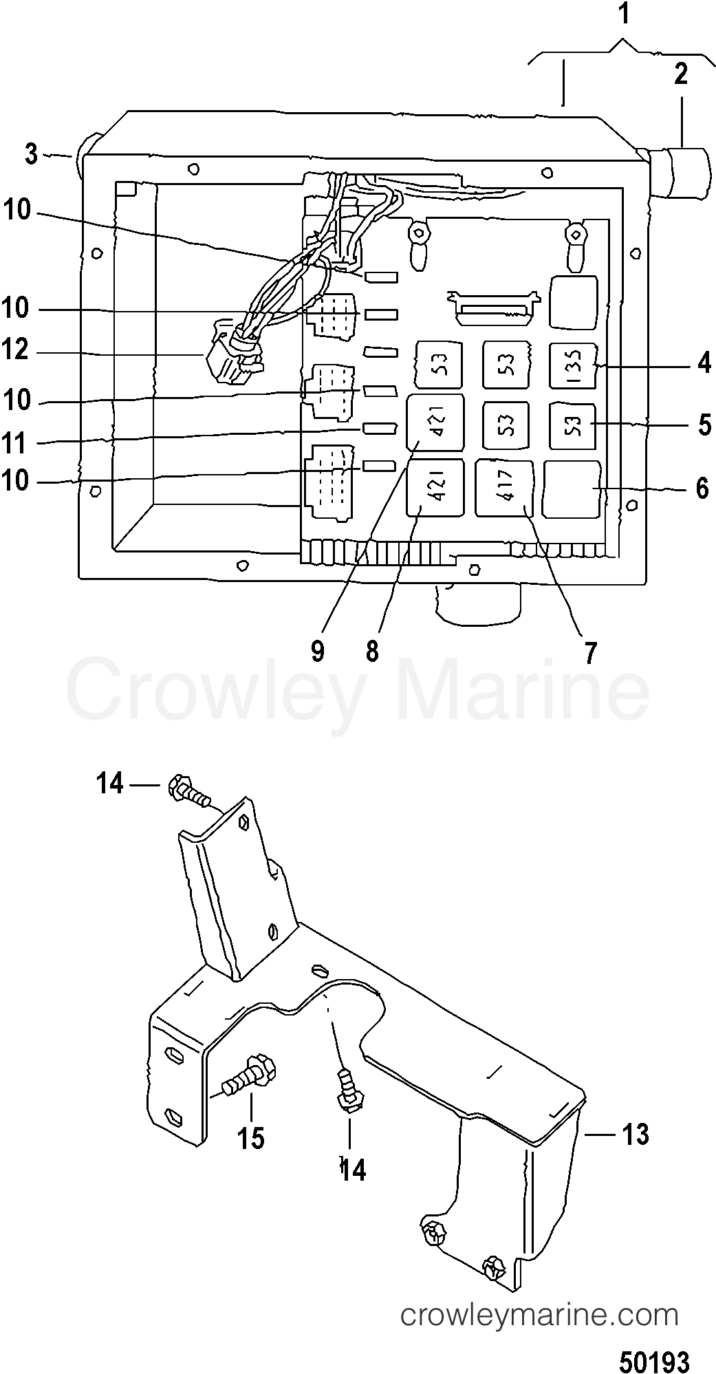 2012 Inboard Engine 3.0L TDI - 3D300008D - ELECTRICAL COMPONENTS