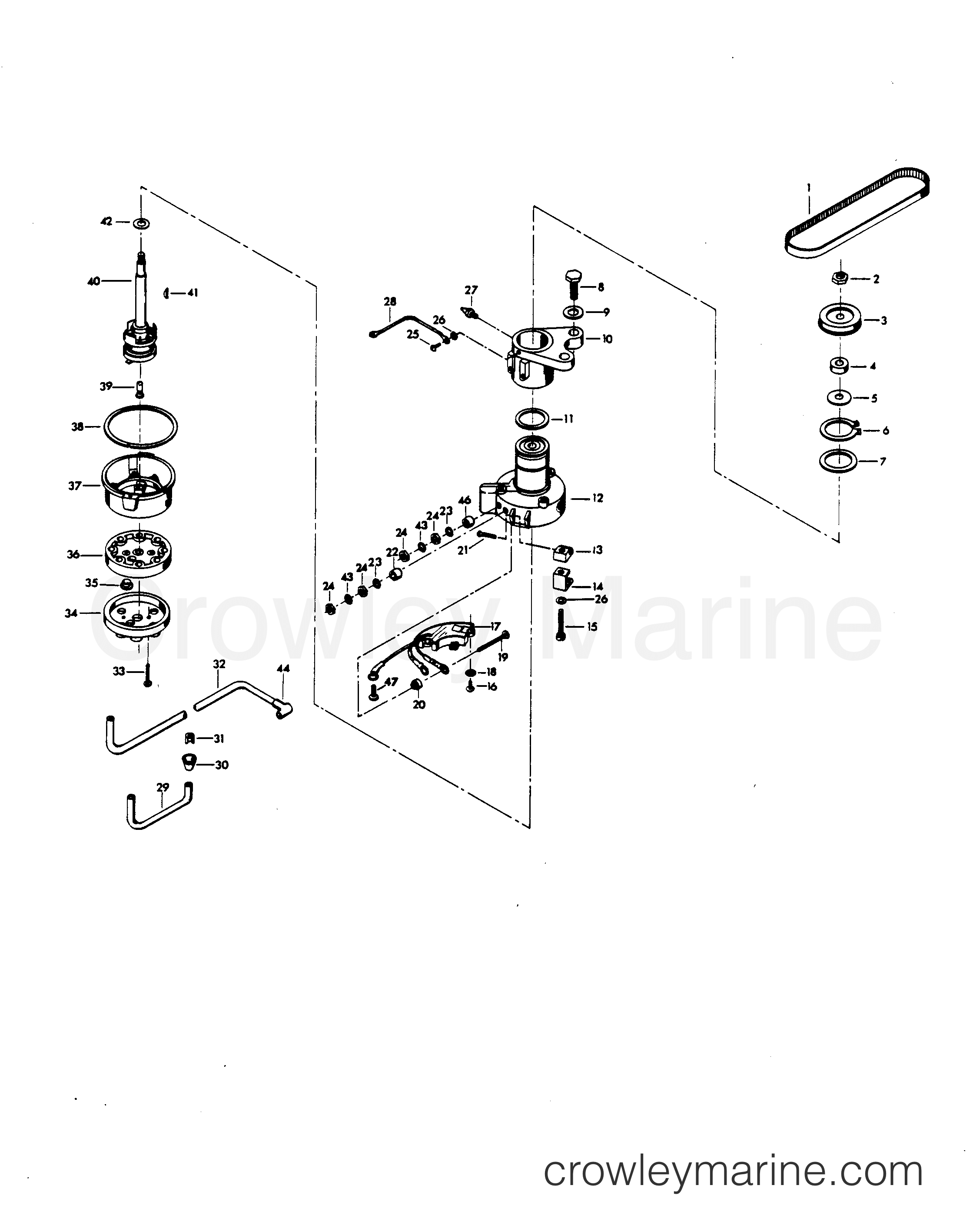 1979 Outboard 85 - H0850H79A - DISTRIBUTOR