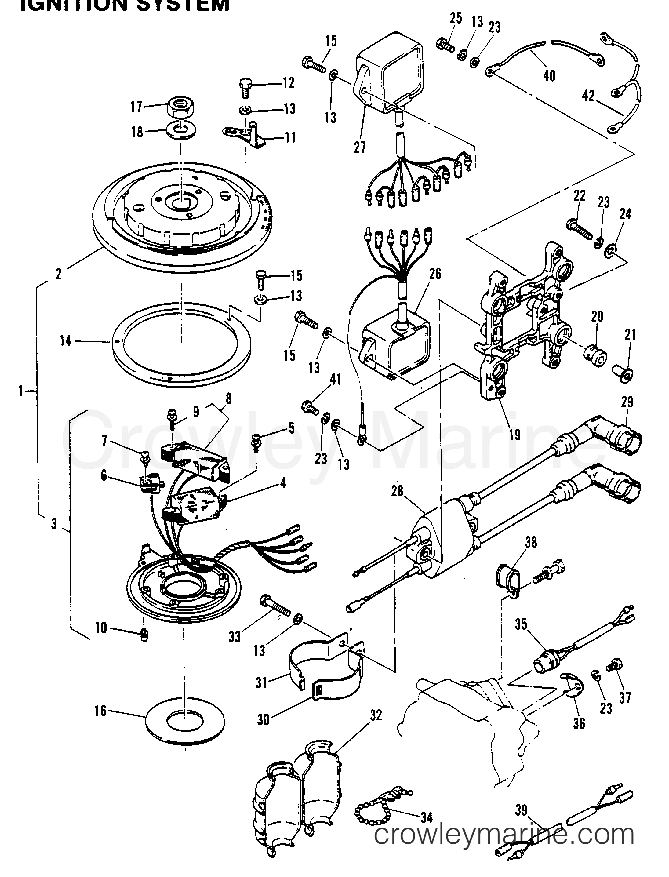 1981 Outboard 48 [ML] - 7048321 - IGNITION SYSTEM