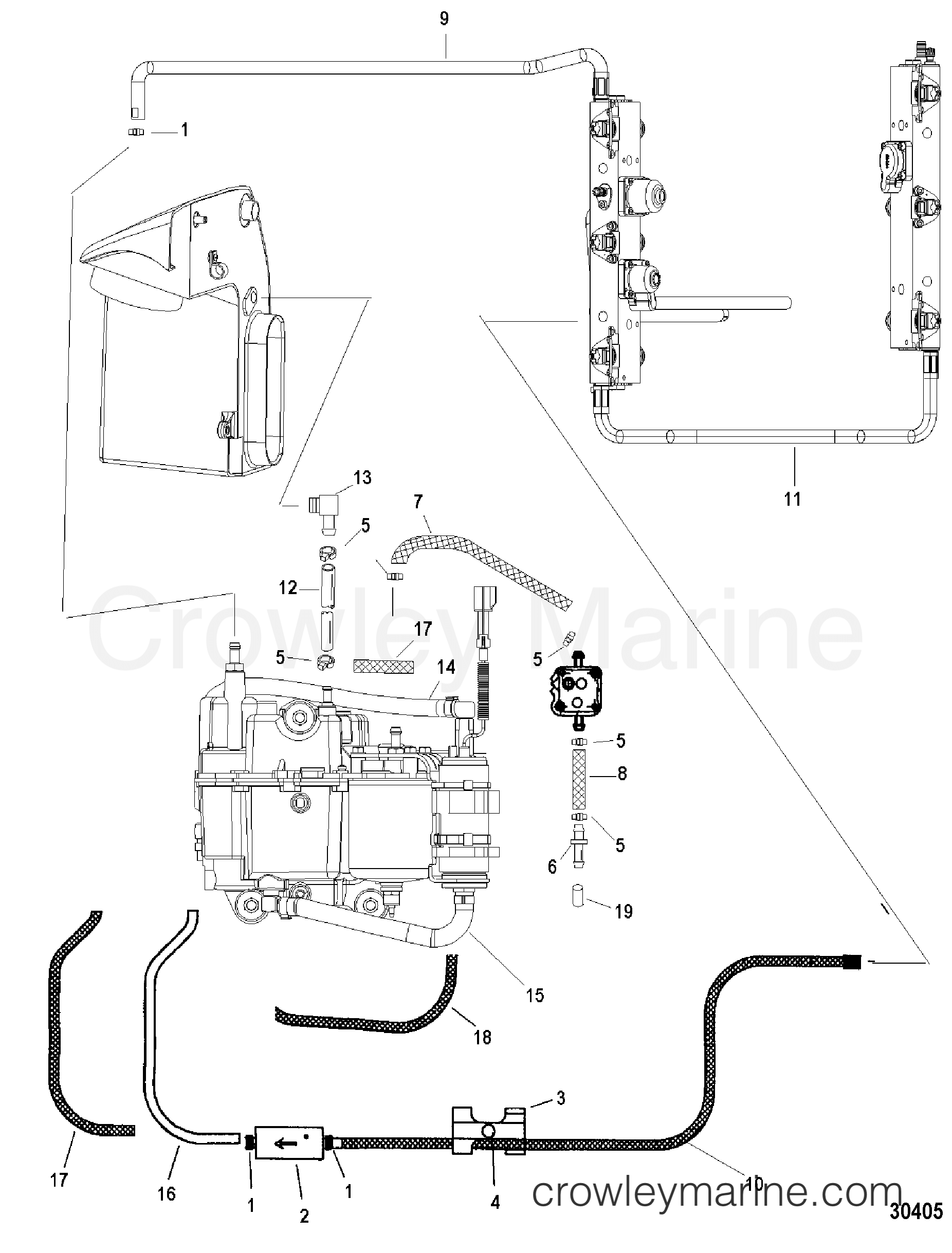 2002 Outboard 225DFI [XL DIG SW] - 7225D83LY - FUEL SYSTEM