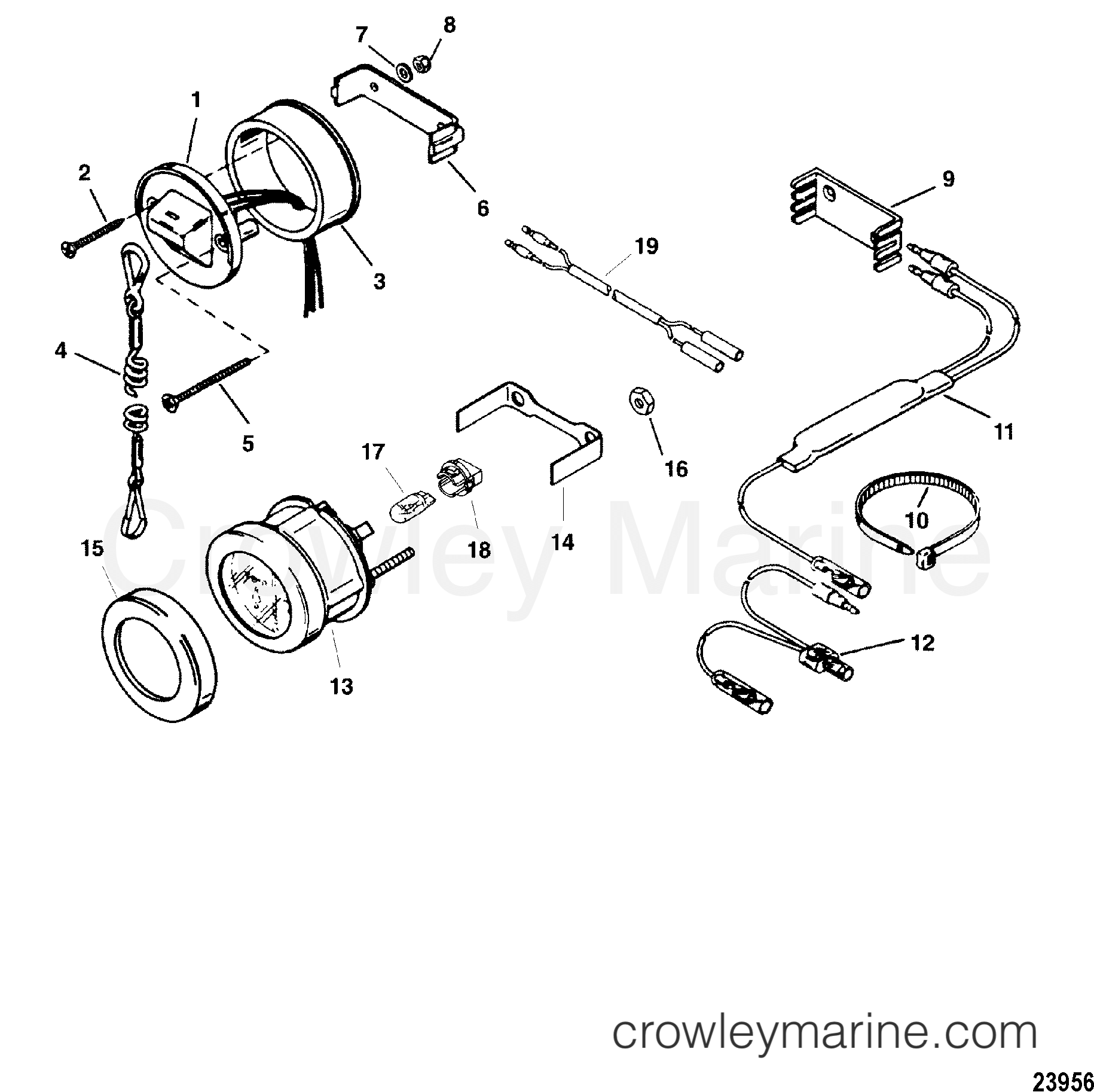 1994 Outboard 225 [CXXL] - 7225435CD - INSTRUMENTATION
