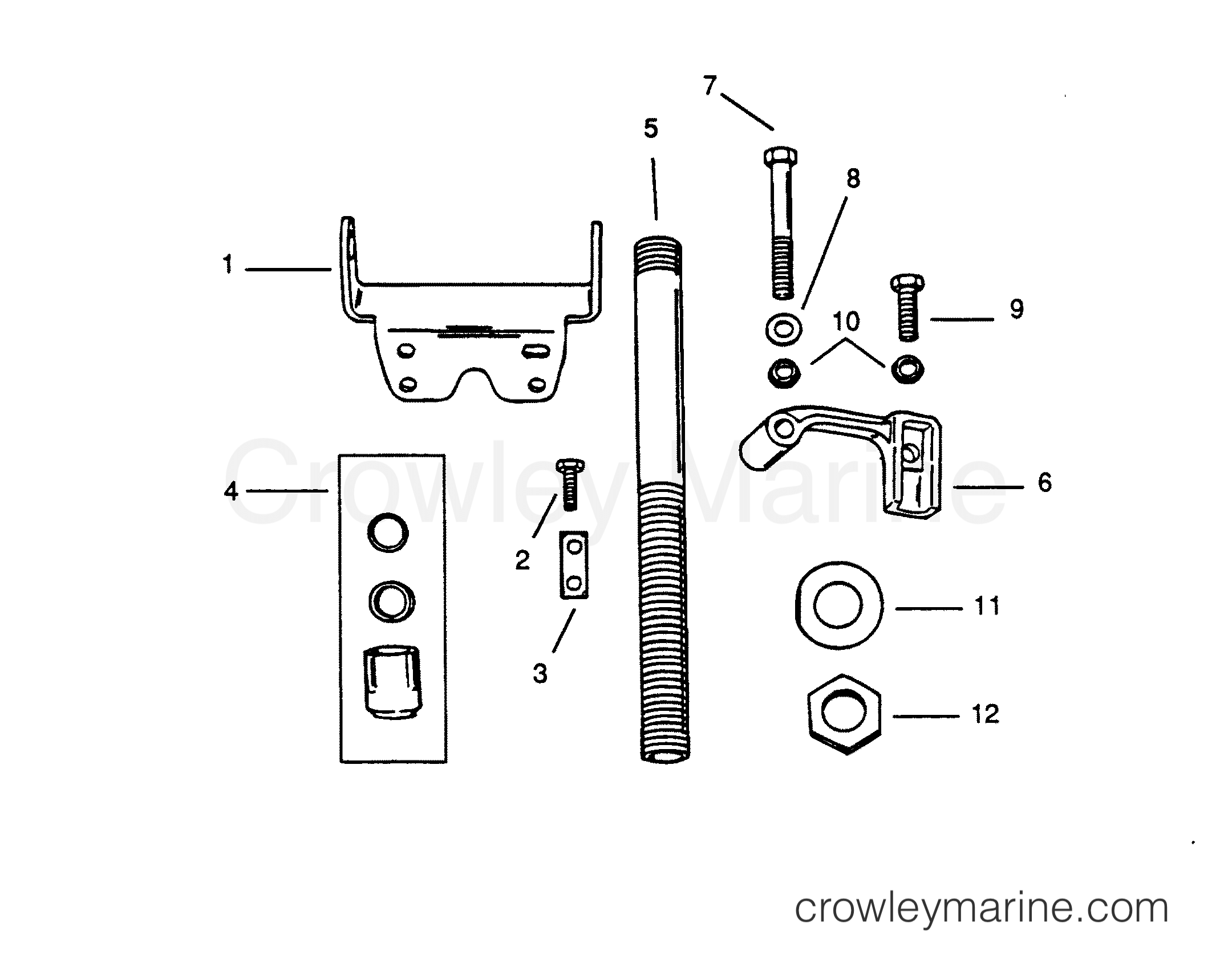 POWER STEERING ATTACHING KIT Various Years Rigging Power Steering