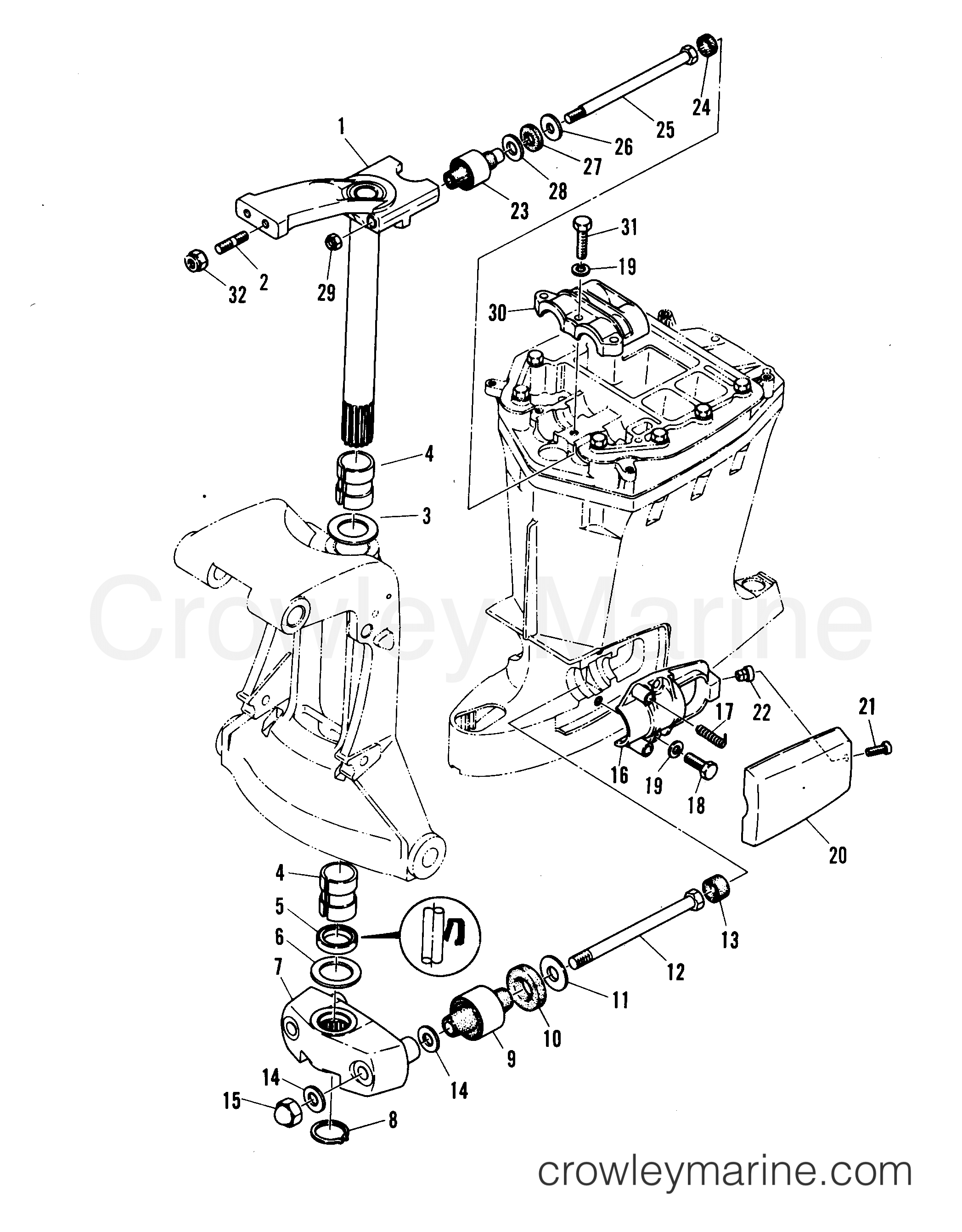 Fiche Technique Vue éclatée Moteur Hors Bord Suzuki