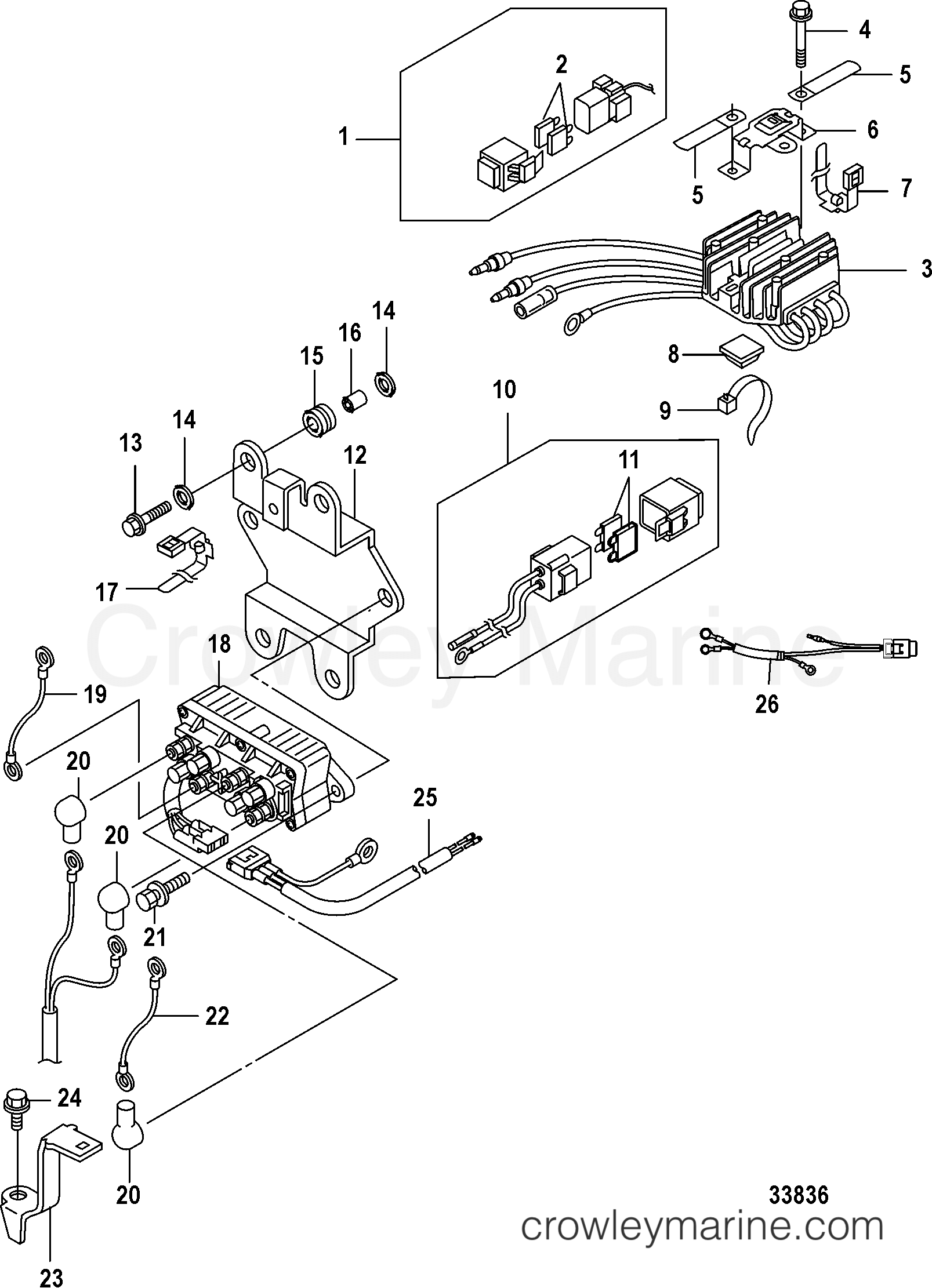 2006 Outboard 15 [ELPT 4] - 7F15412ZK - ELECTRICAL COMPONENTS, RECTIFIER