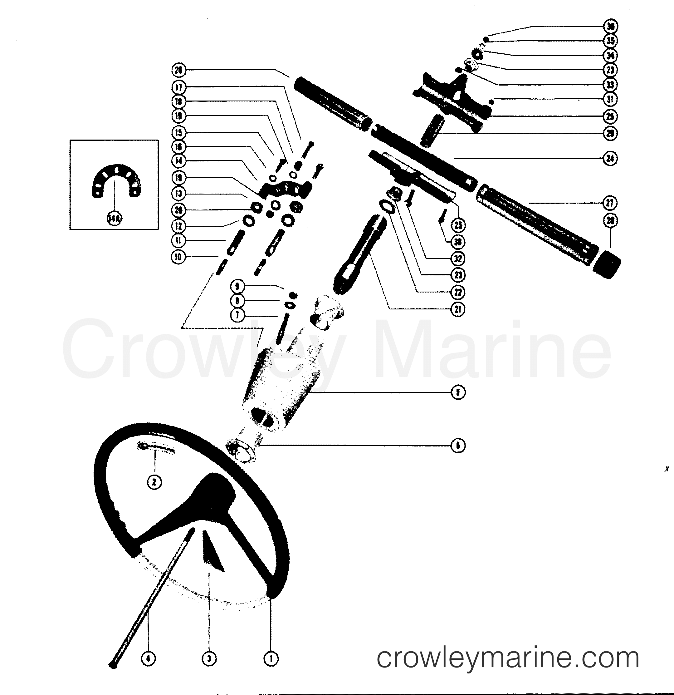 RIDEGUIDE STEERING WHEEL KIT A Various Years Rigging Power Steering