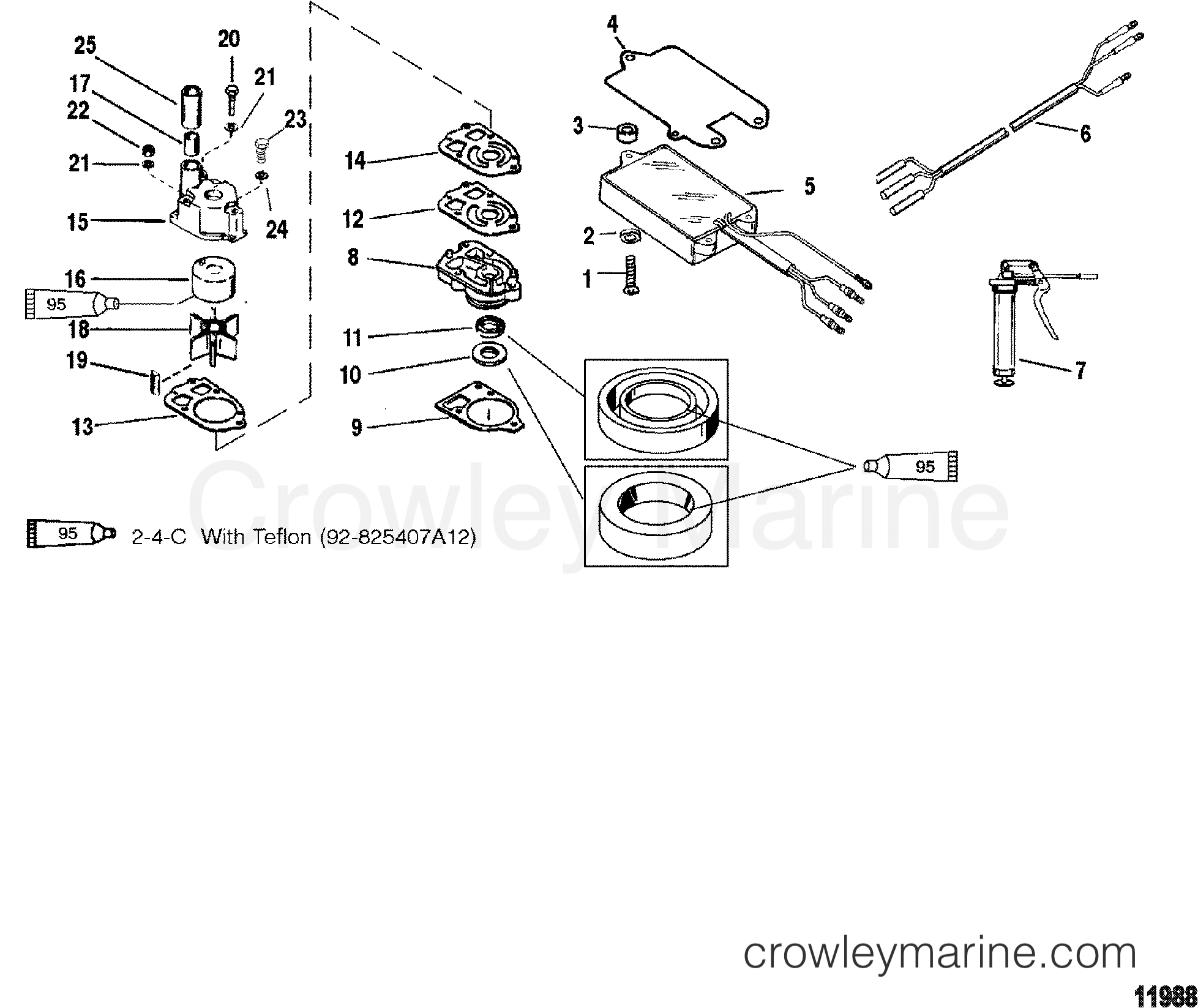 1992 Outboard 175 [L] - 7175412AD - JET COMPONENTS