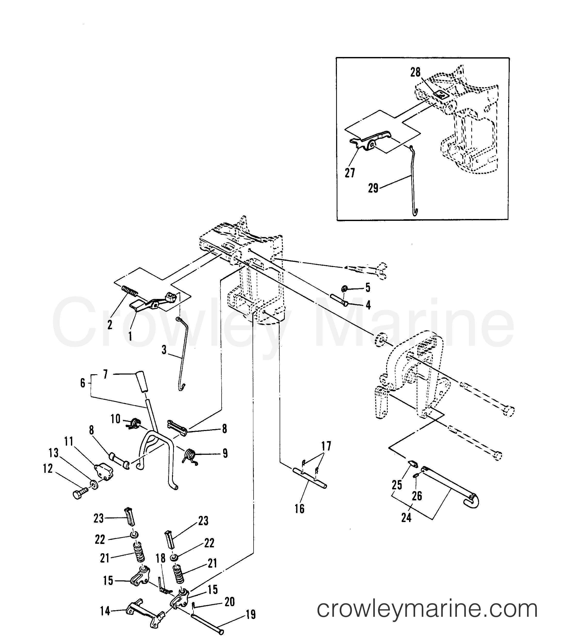 1978 Outboard 8 [ML] - 7008238 - REVERSE LOCK